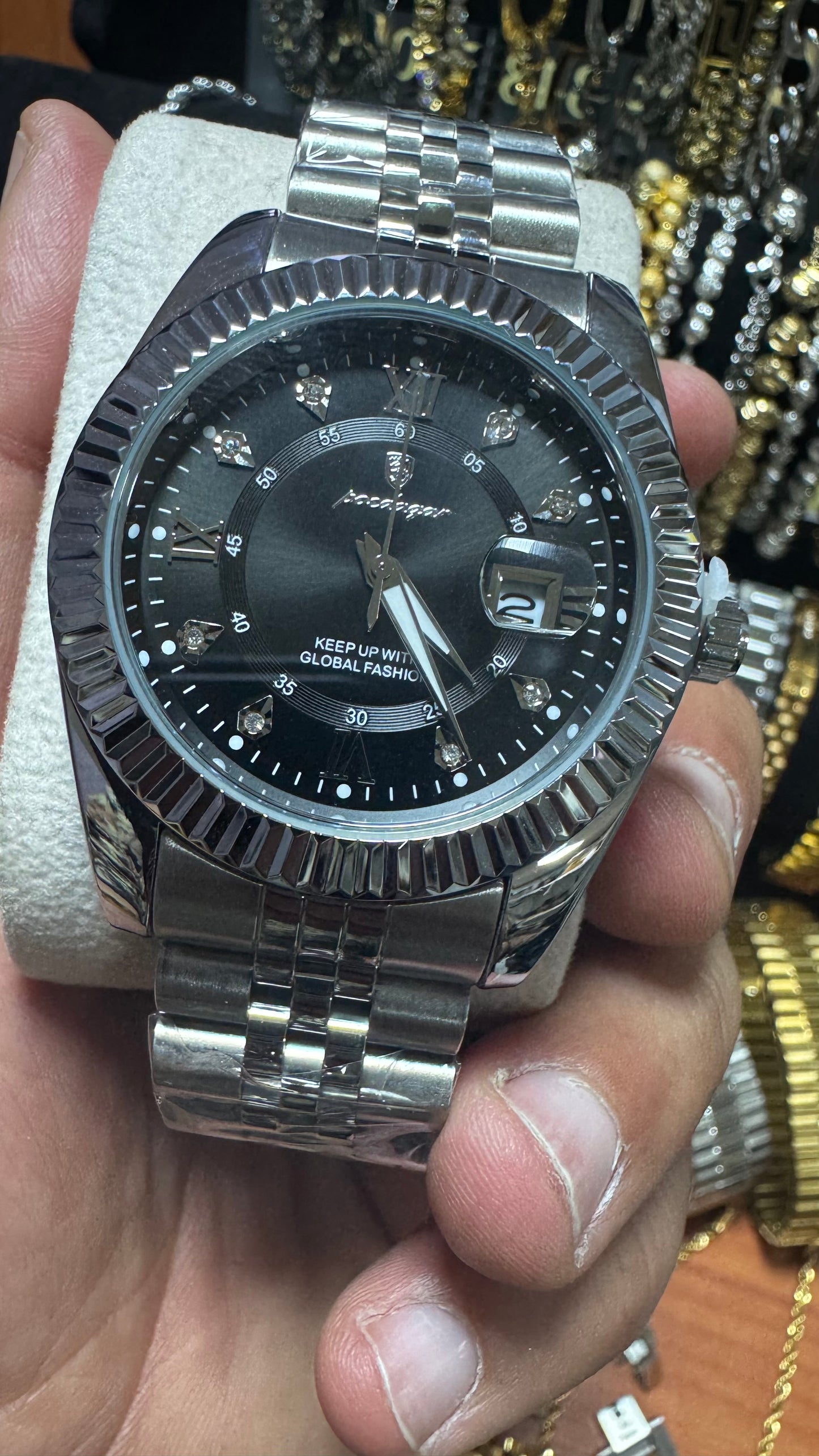 Orologio acciaio argento *21