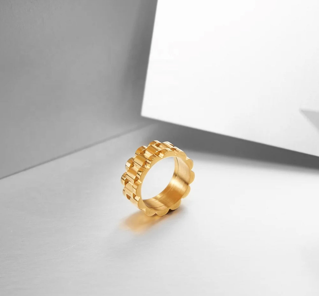 Anello acciaio unisex *10