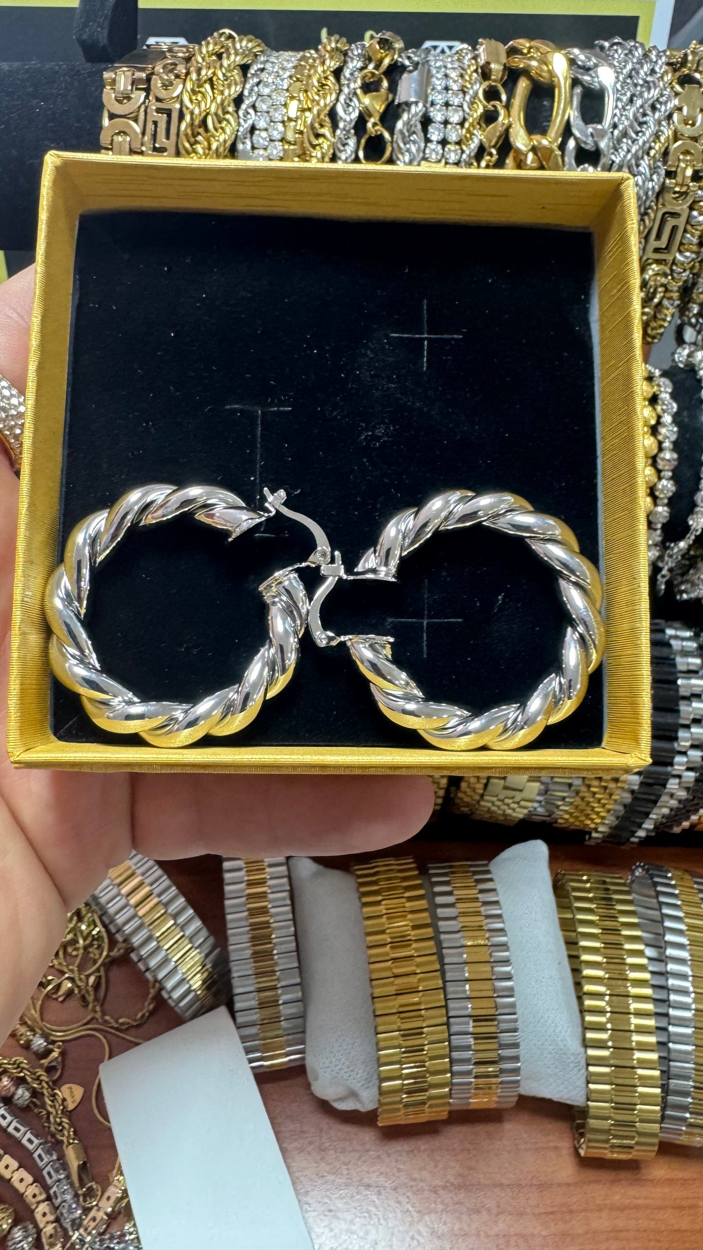 Orecchini color argento *11