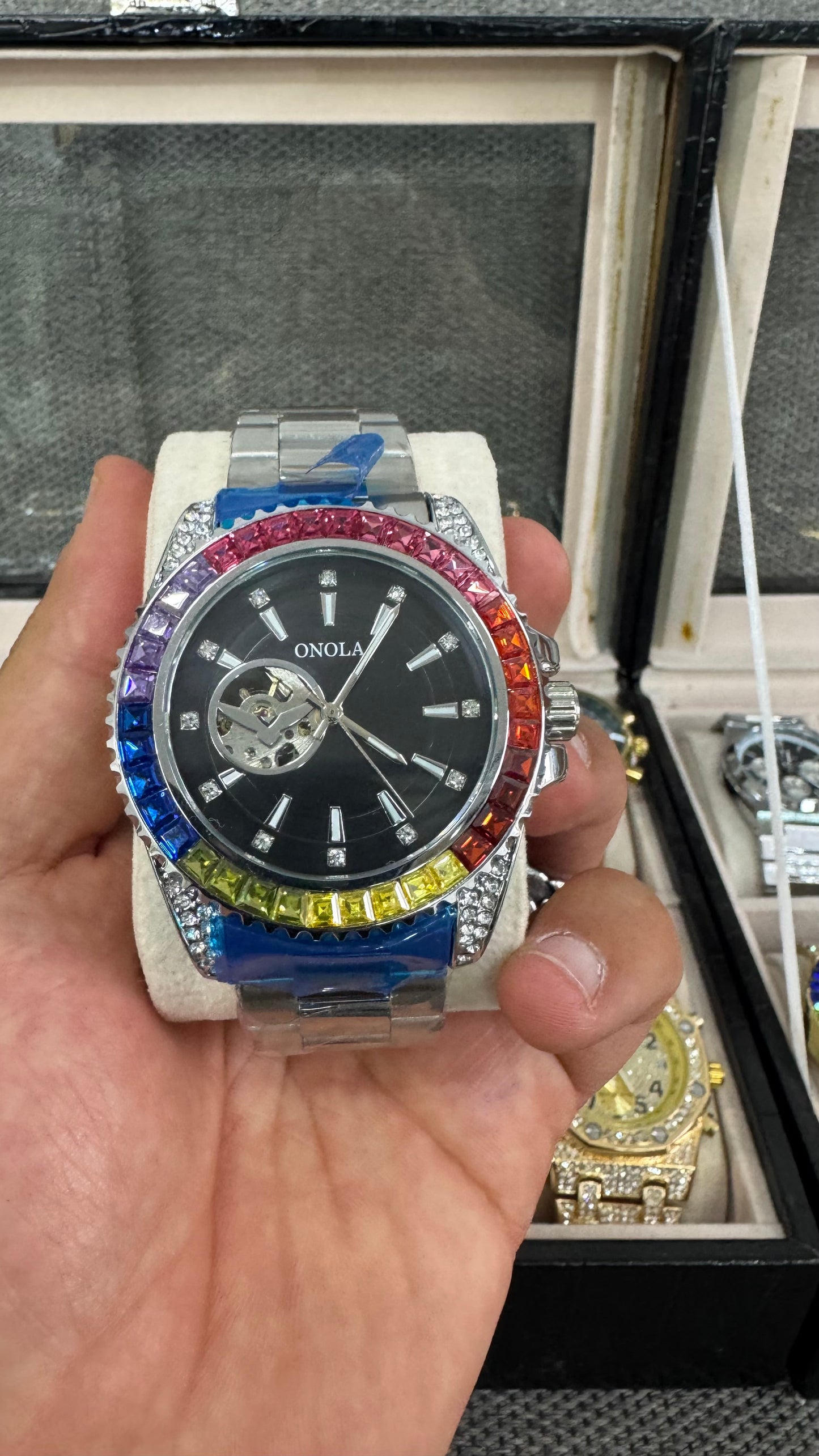 Orologio acciaio argento automatico *29