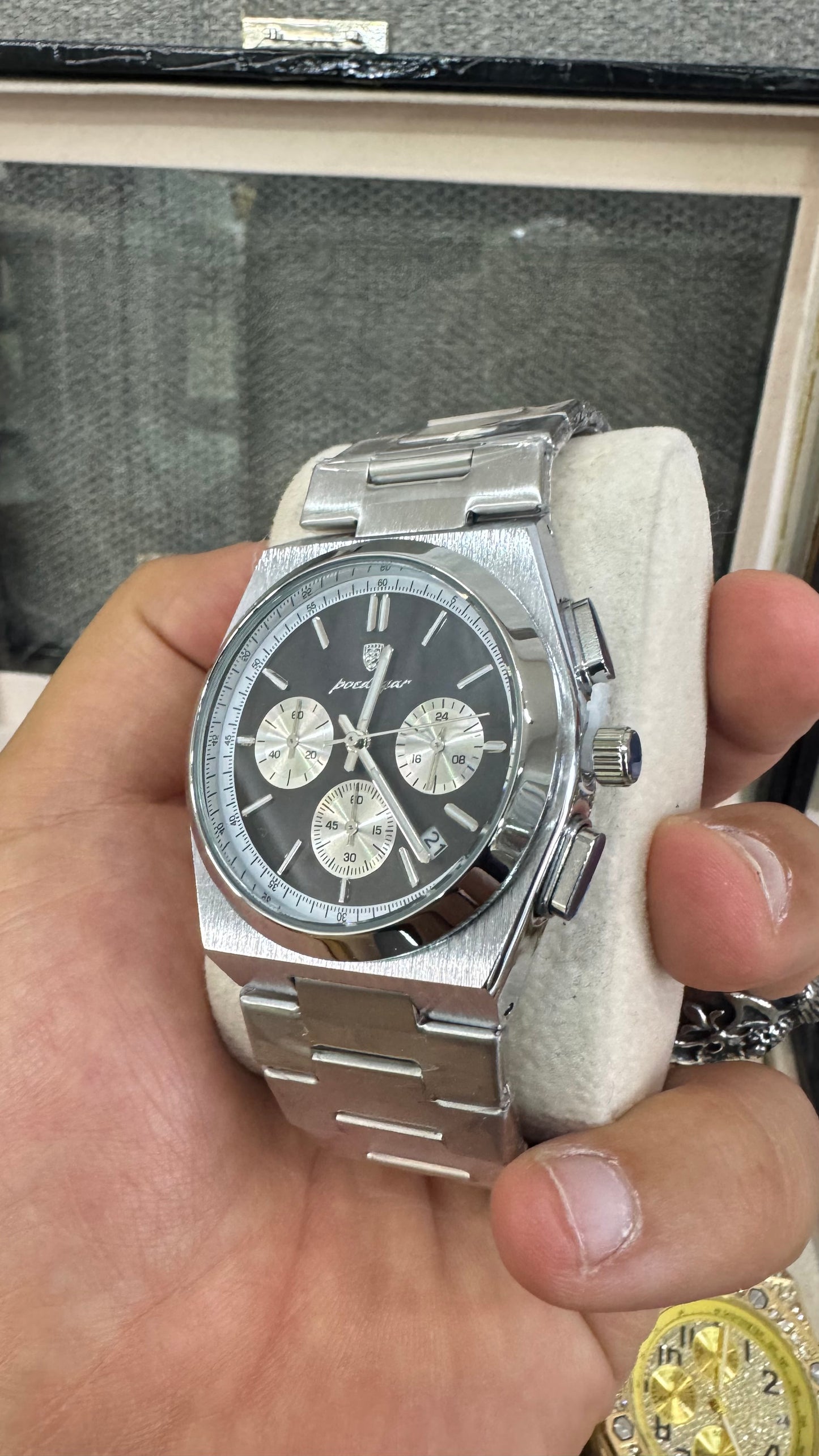 Orologio acciaio argento *23