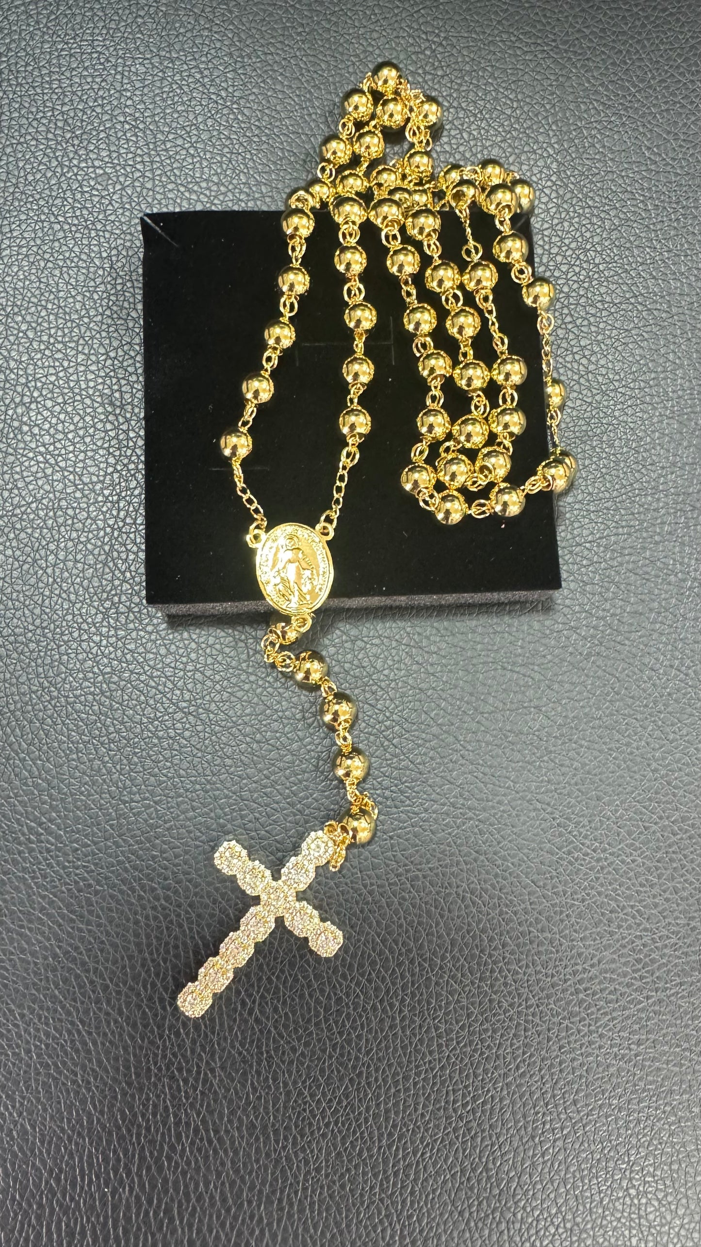 Rosario acciaio oro*16