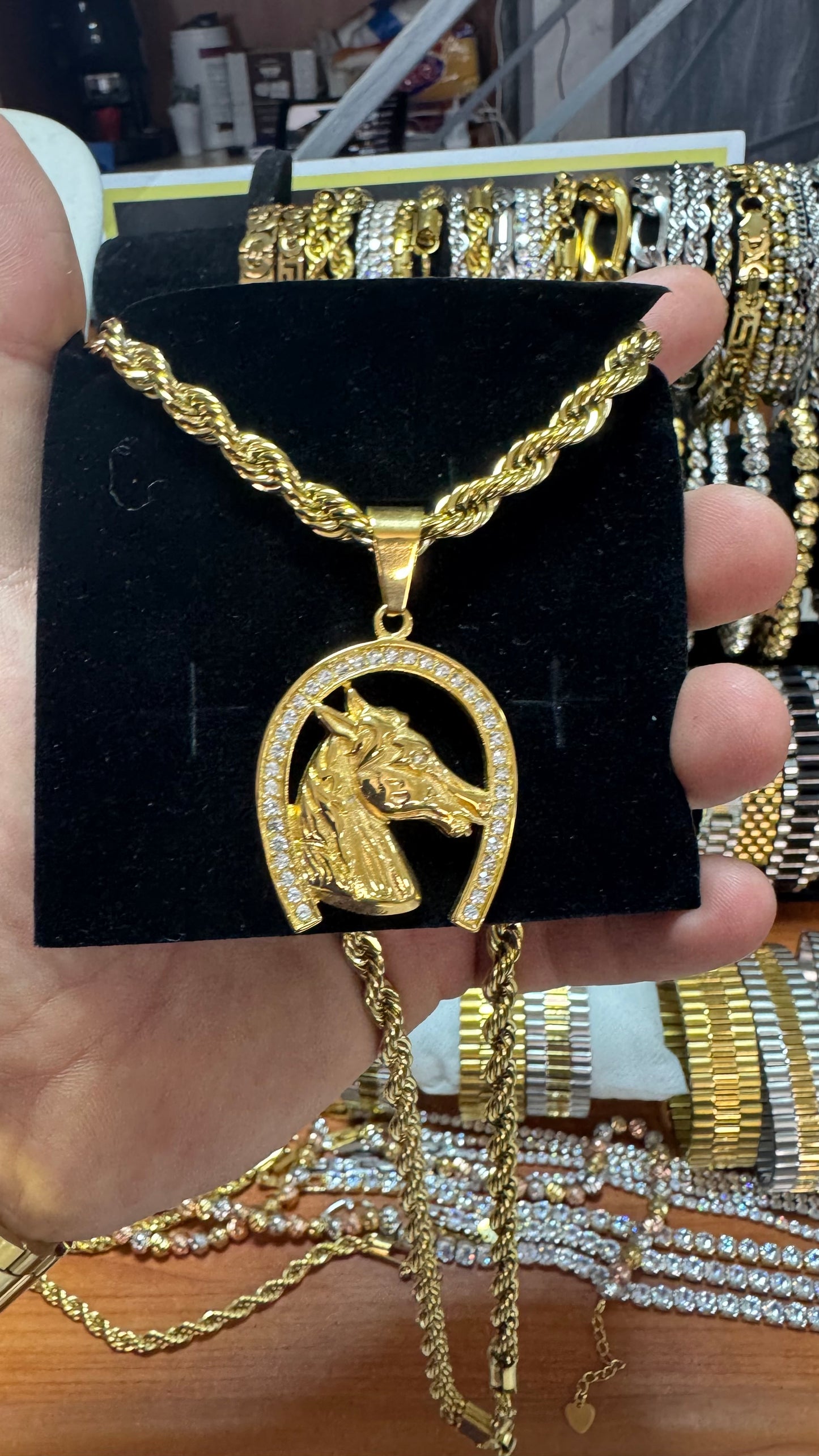 Combo kit oro acciaio cavallo*54