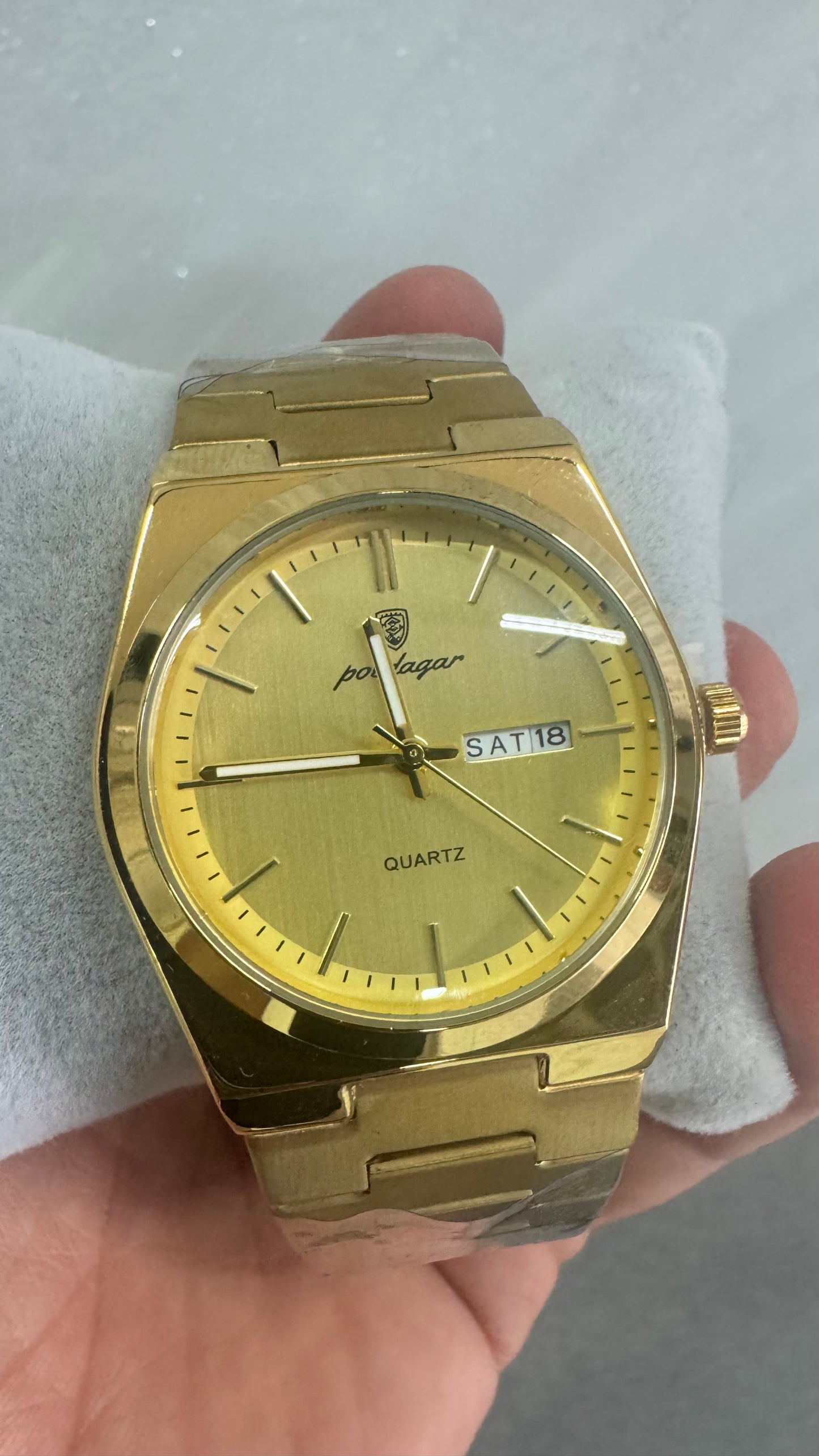 Orologio acciaio oro *32