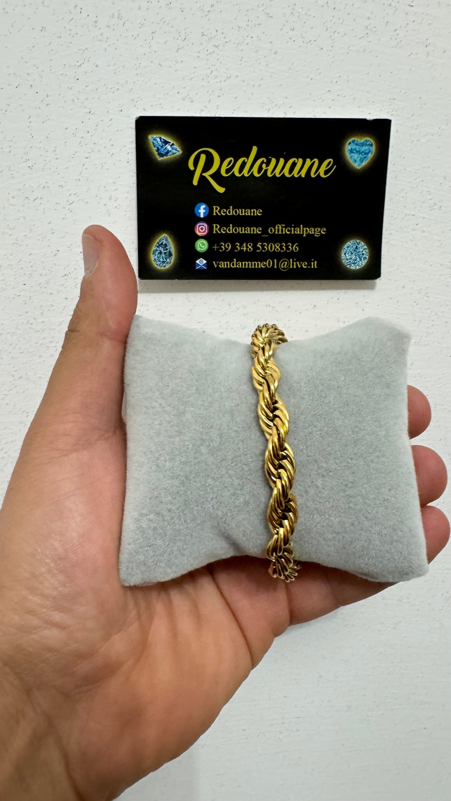 Bracciale intrecciato acciaio *09
