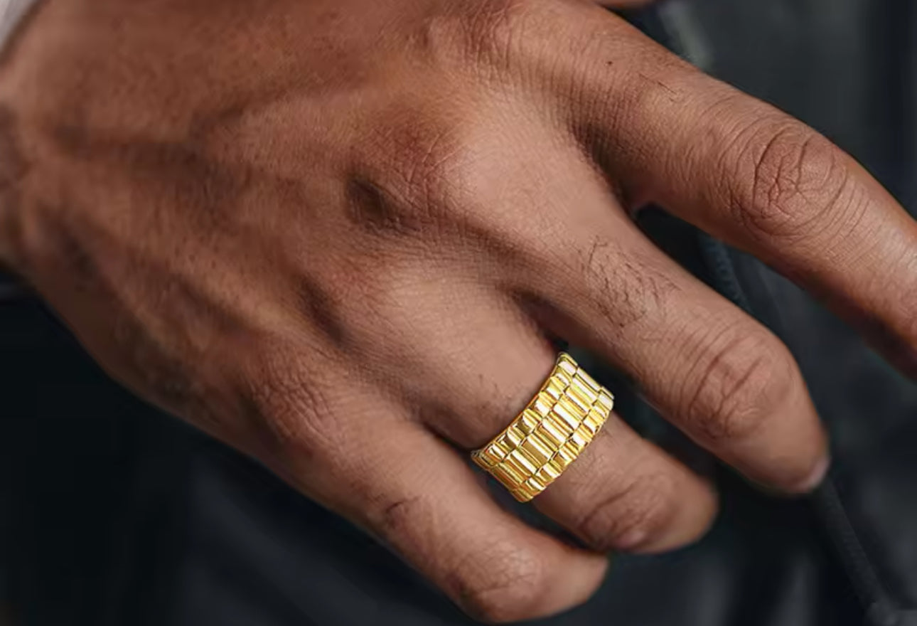 Anello acciaio Role. *11