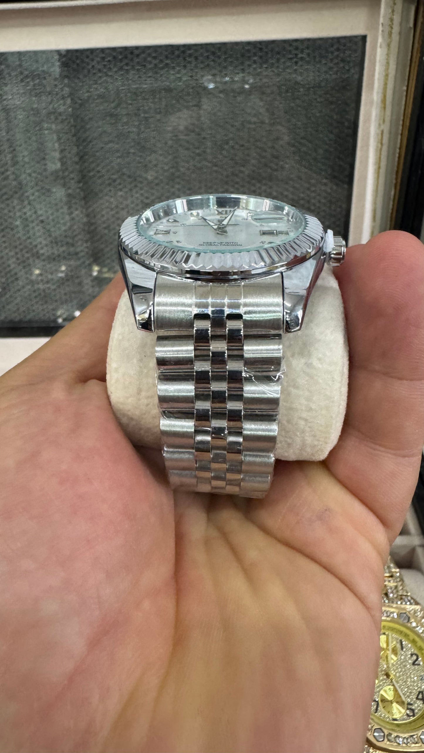 Orologio acciaio argento *25