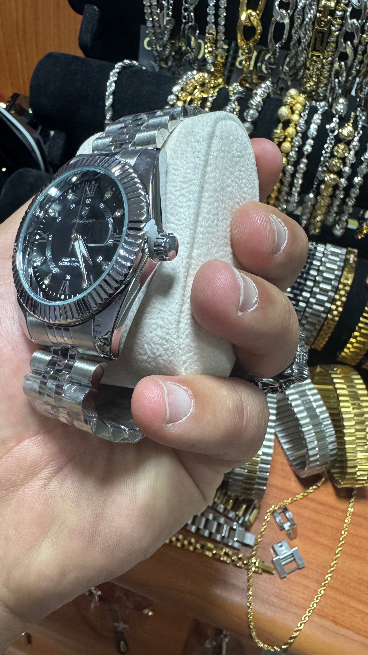 Orologio acciaio argento *21