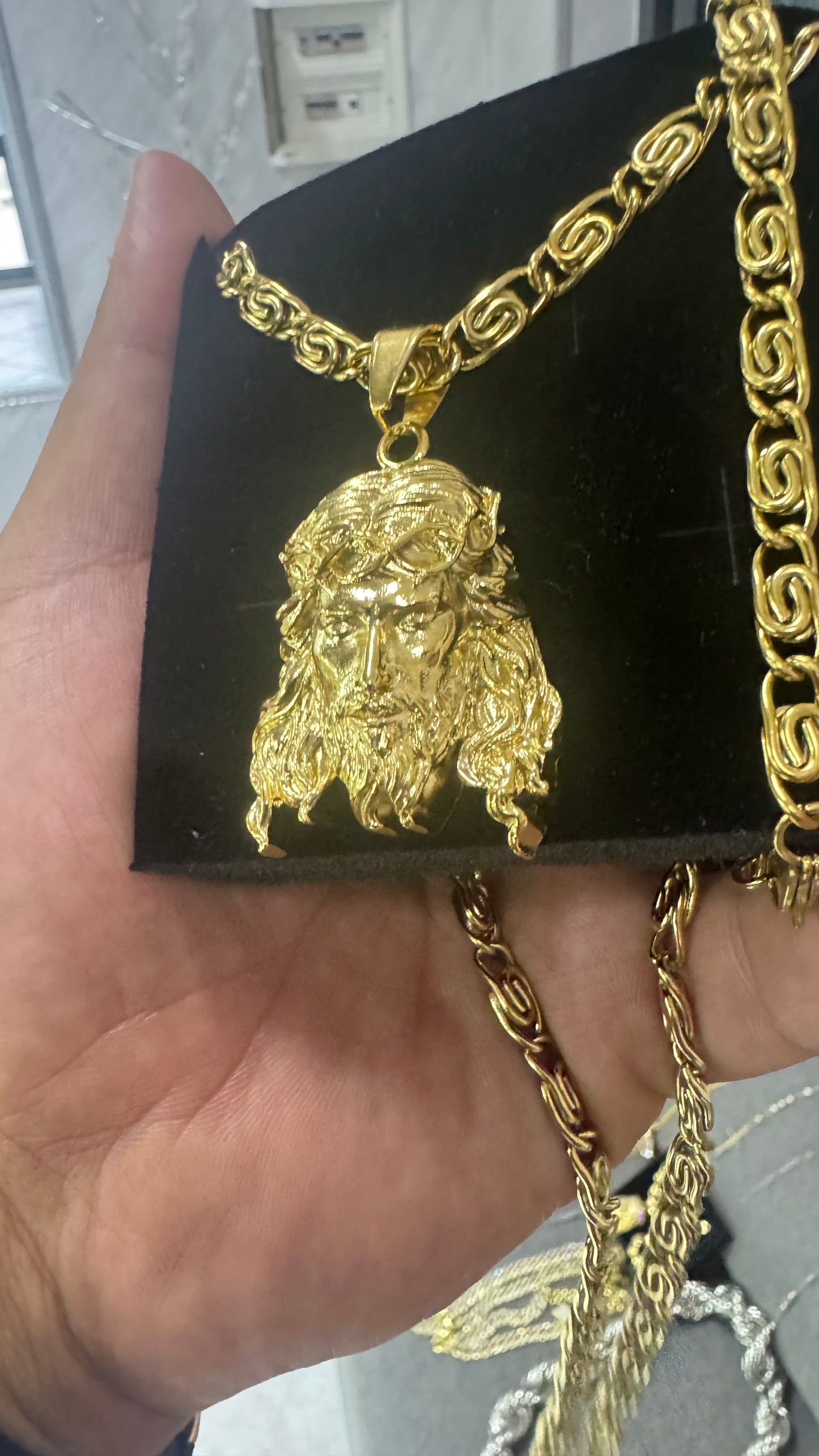 Combo kit Gesù acciaio oro *132