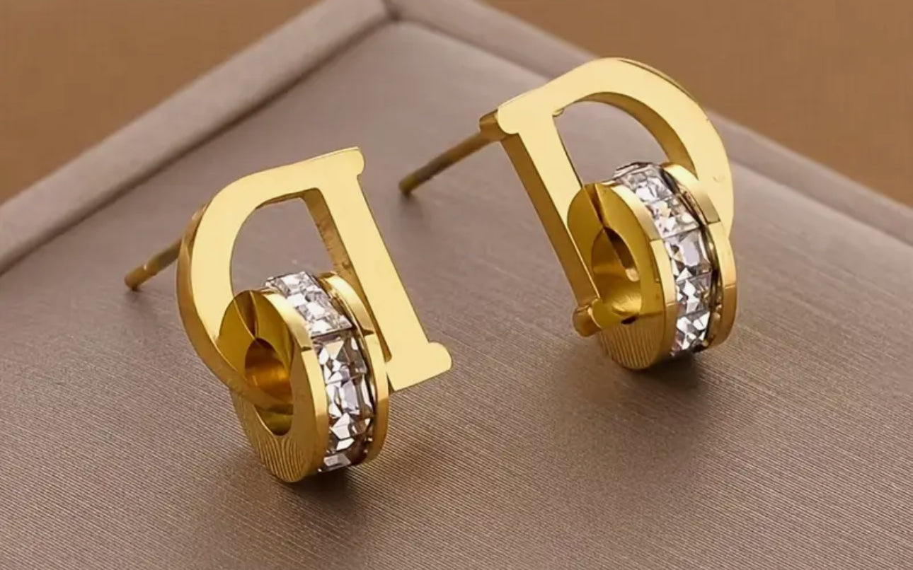 Orecchini color oro *04