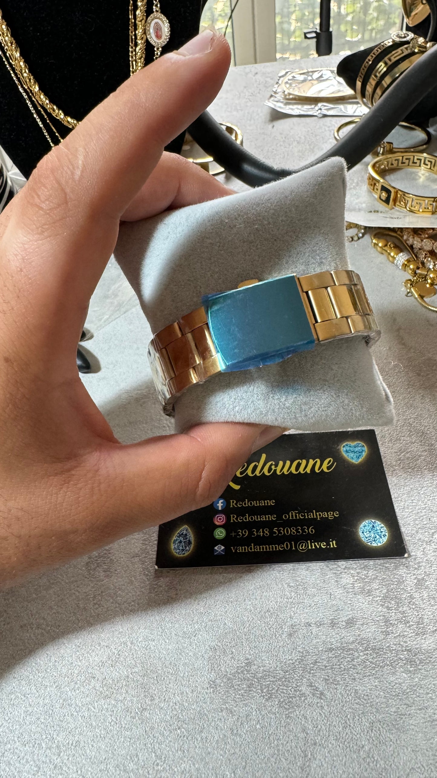 Orologio acciaio oro *06