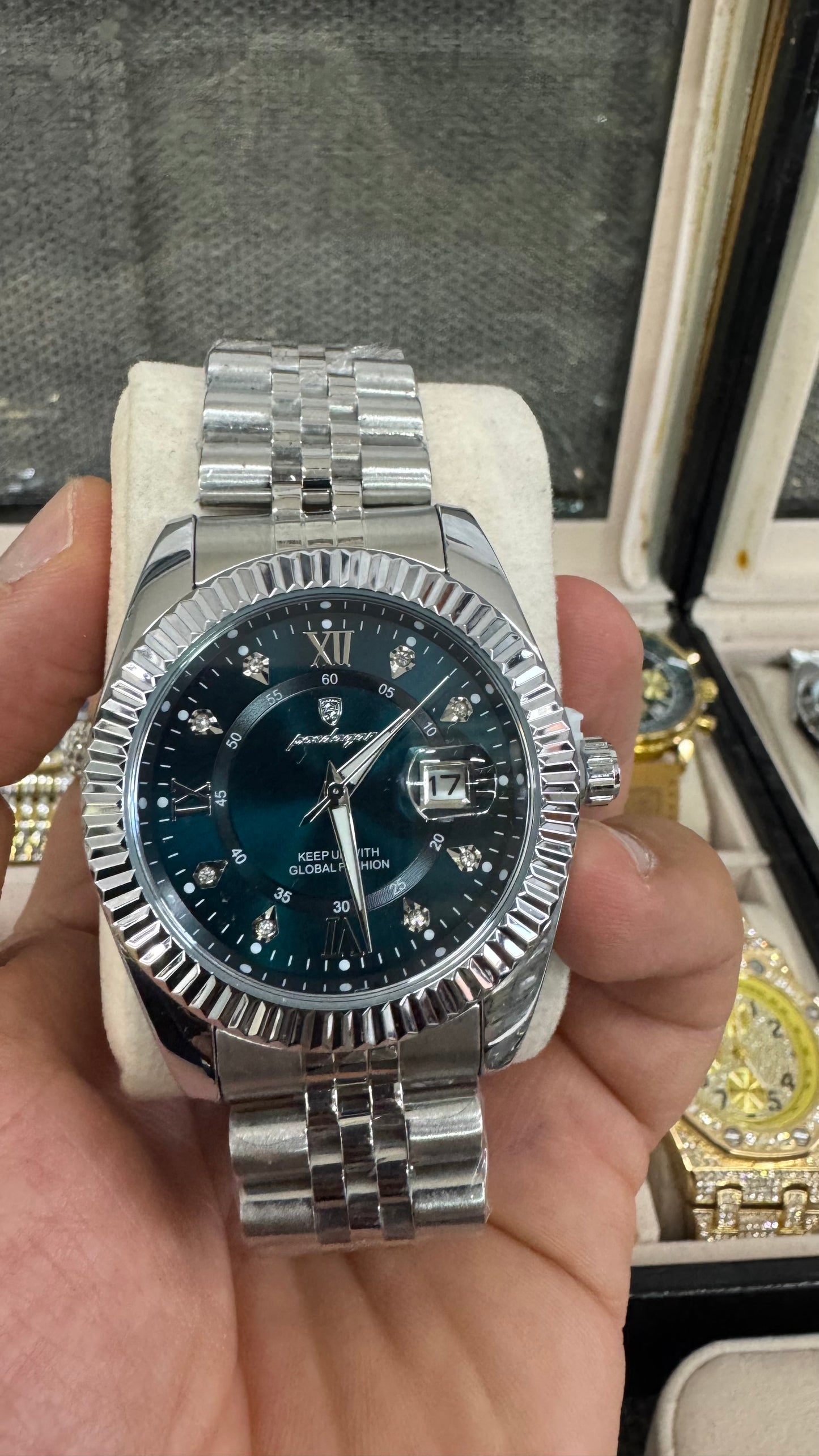 Orologio acciaio argento *21