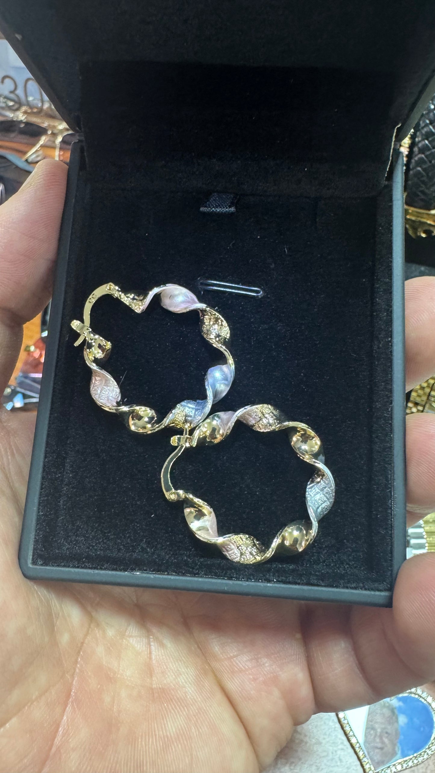 Orecchini intrecciati donna *41
