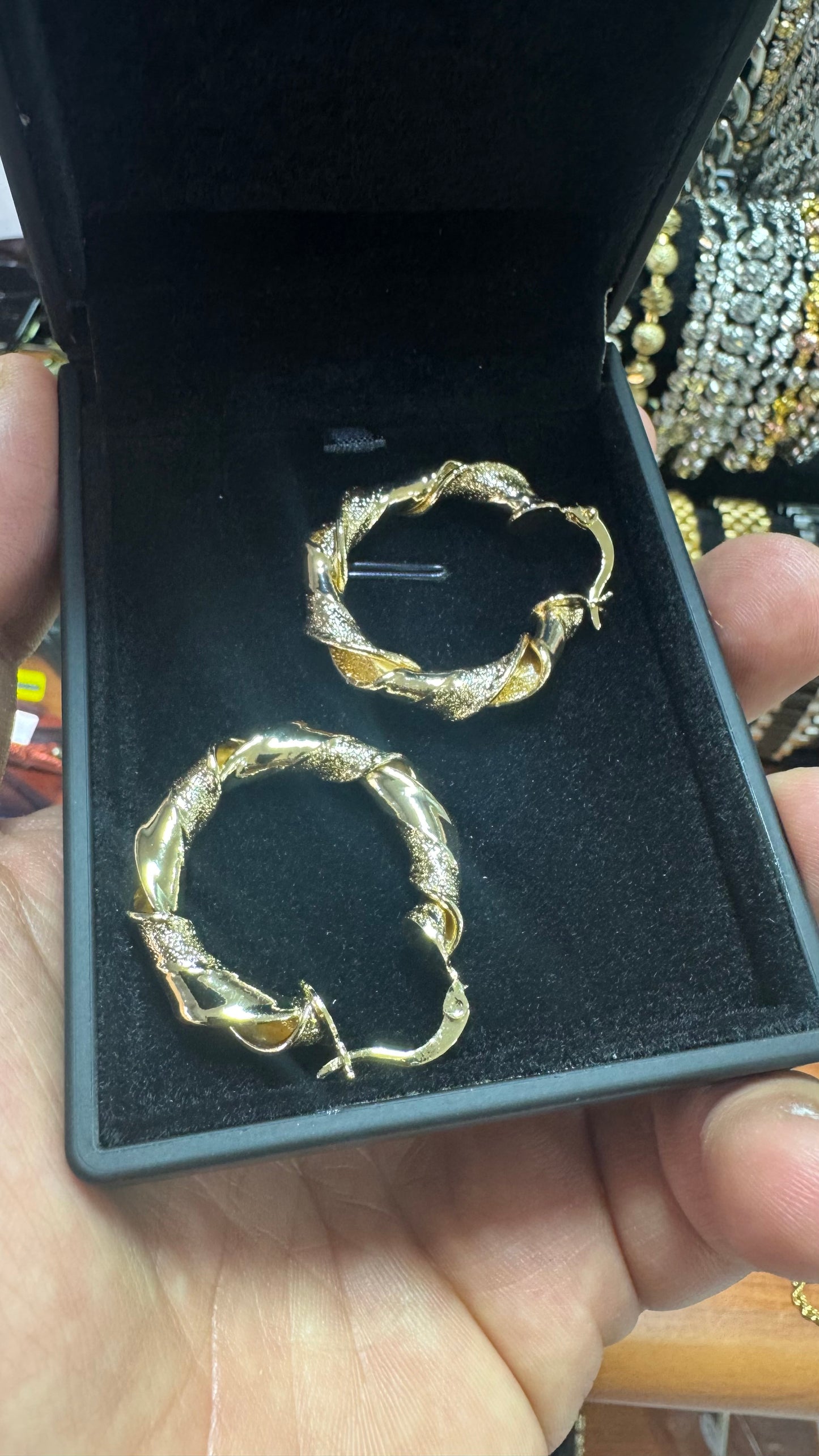 Orecchini intrecciati donna *44
