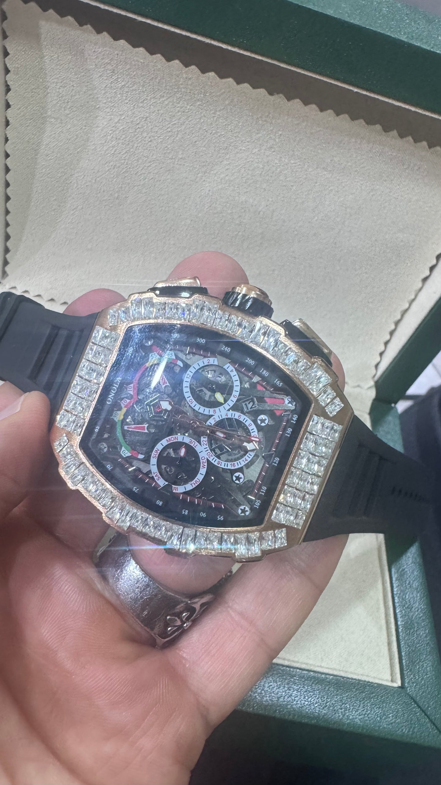 Orologio acciaio oro *34