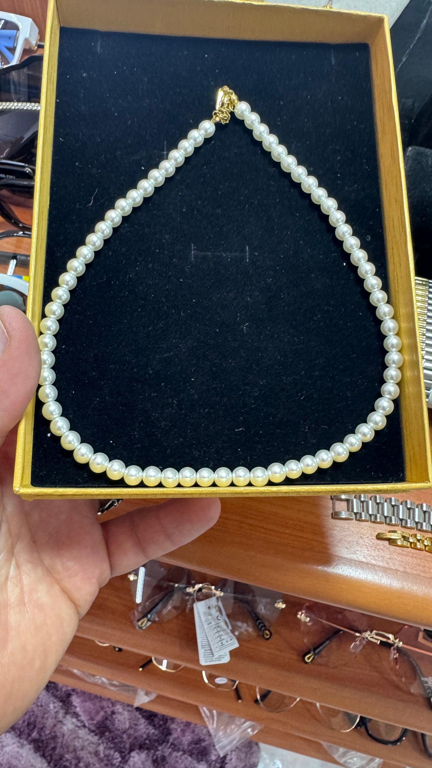 Girocollo perla acciaio *239