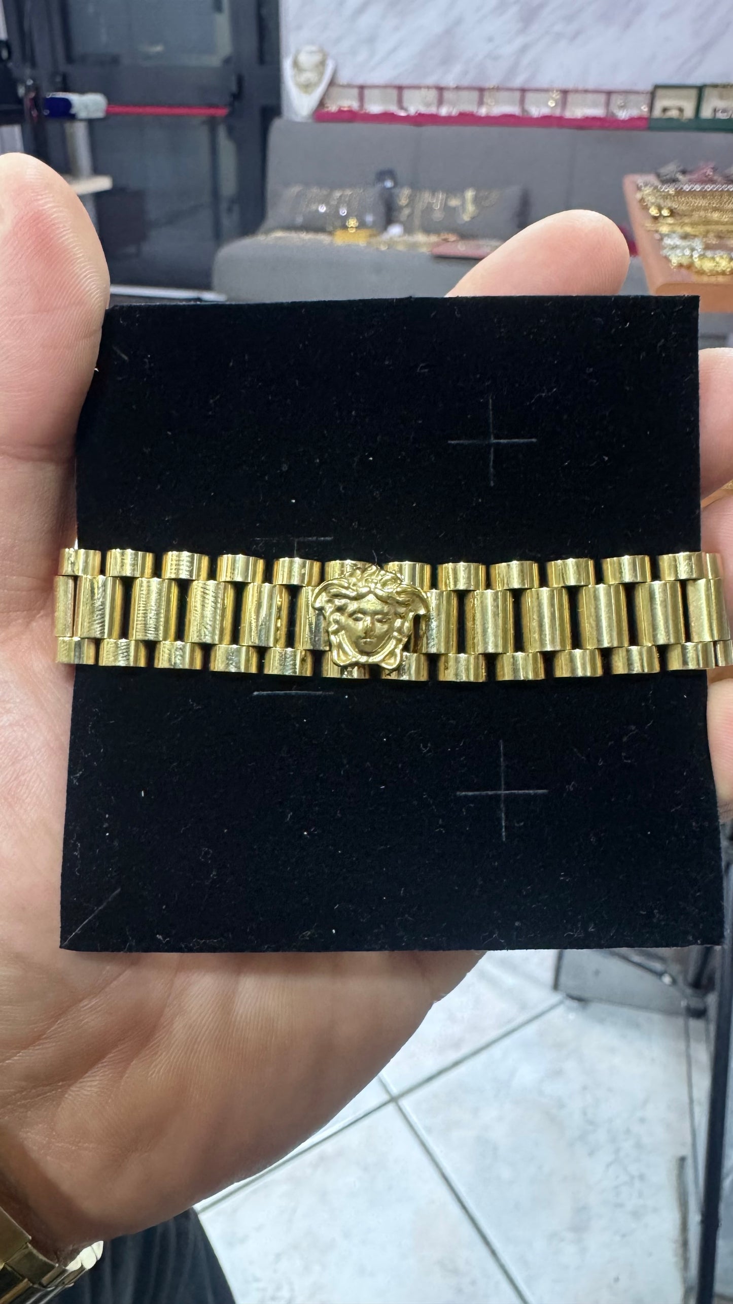 Bracciale president medusa acciaio *43