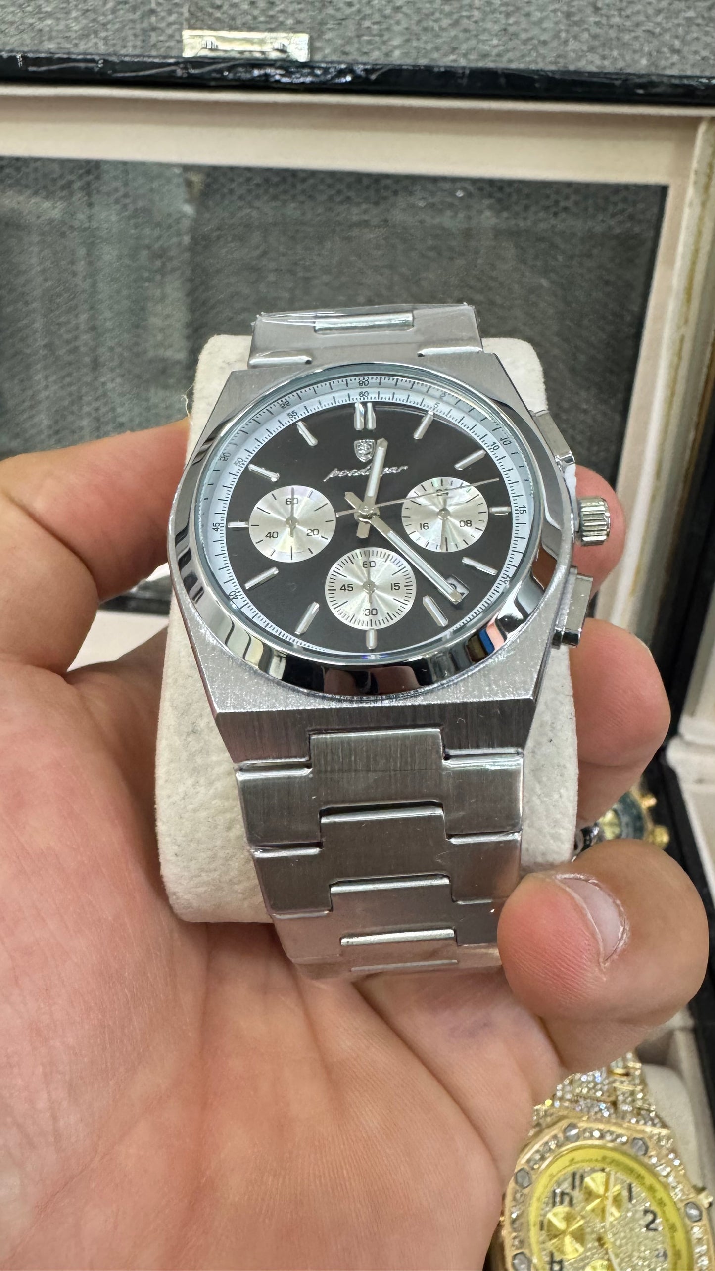 Orologio acciaio argento *23