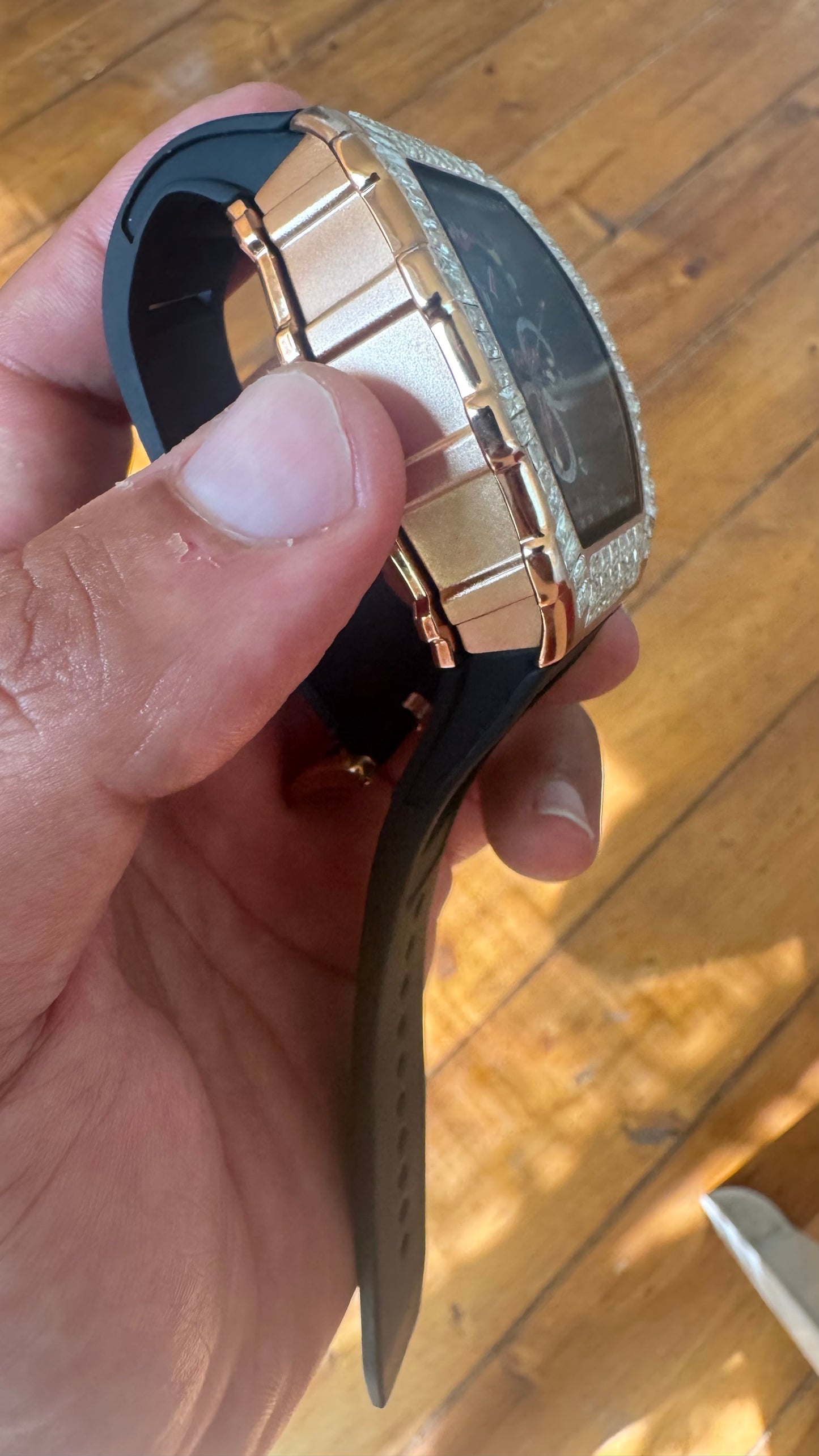 Orologio acciaio oro automatico*34