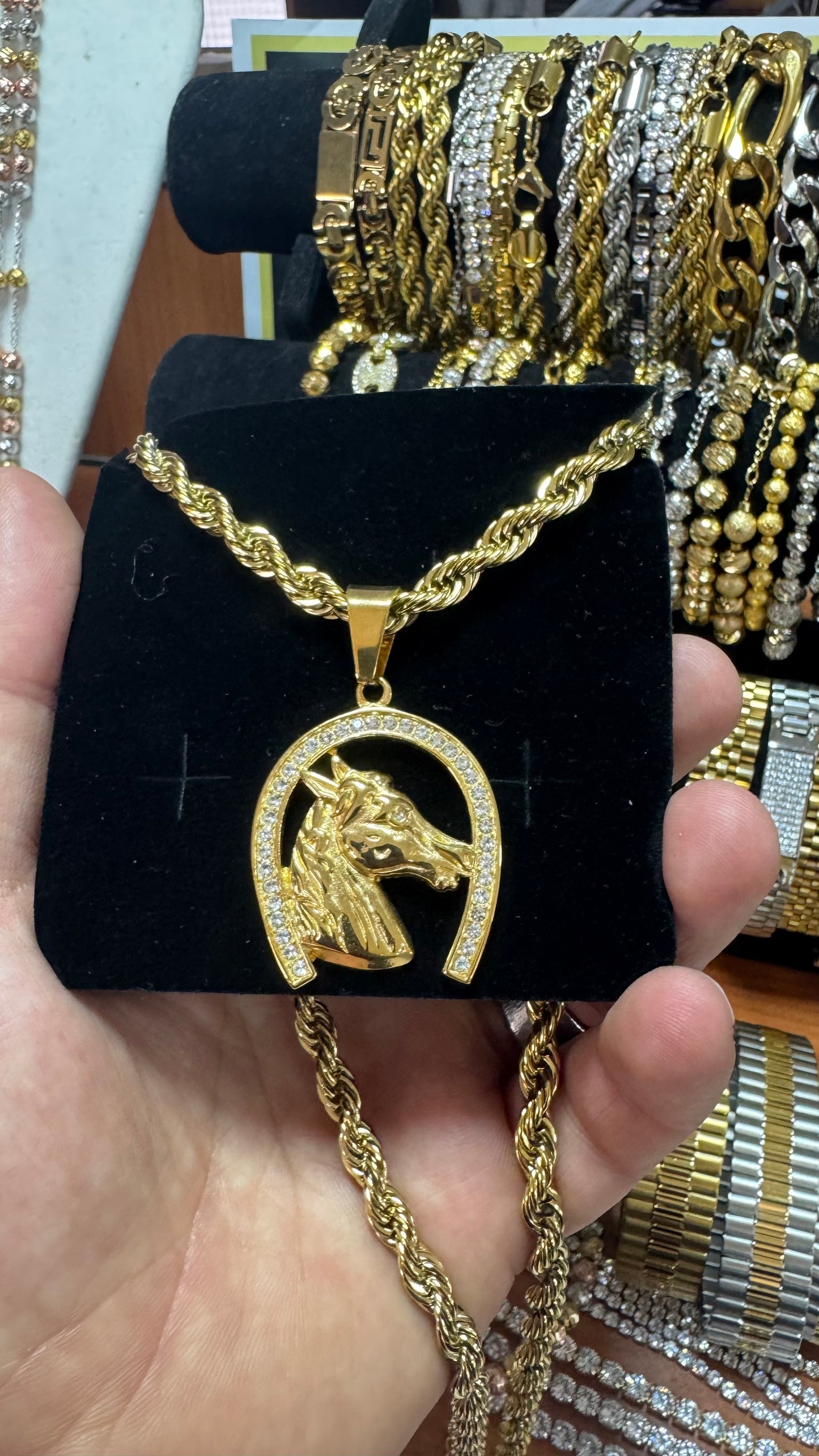 Combo kit oro acciaio cavallo*54