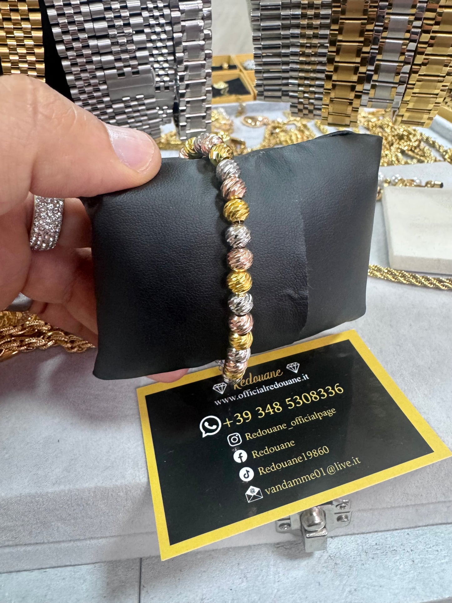 Bracciale MILLELUCI tricolori acciaio *54