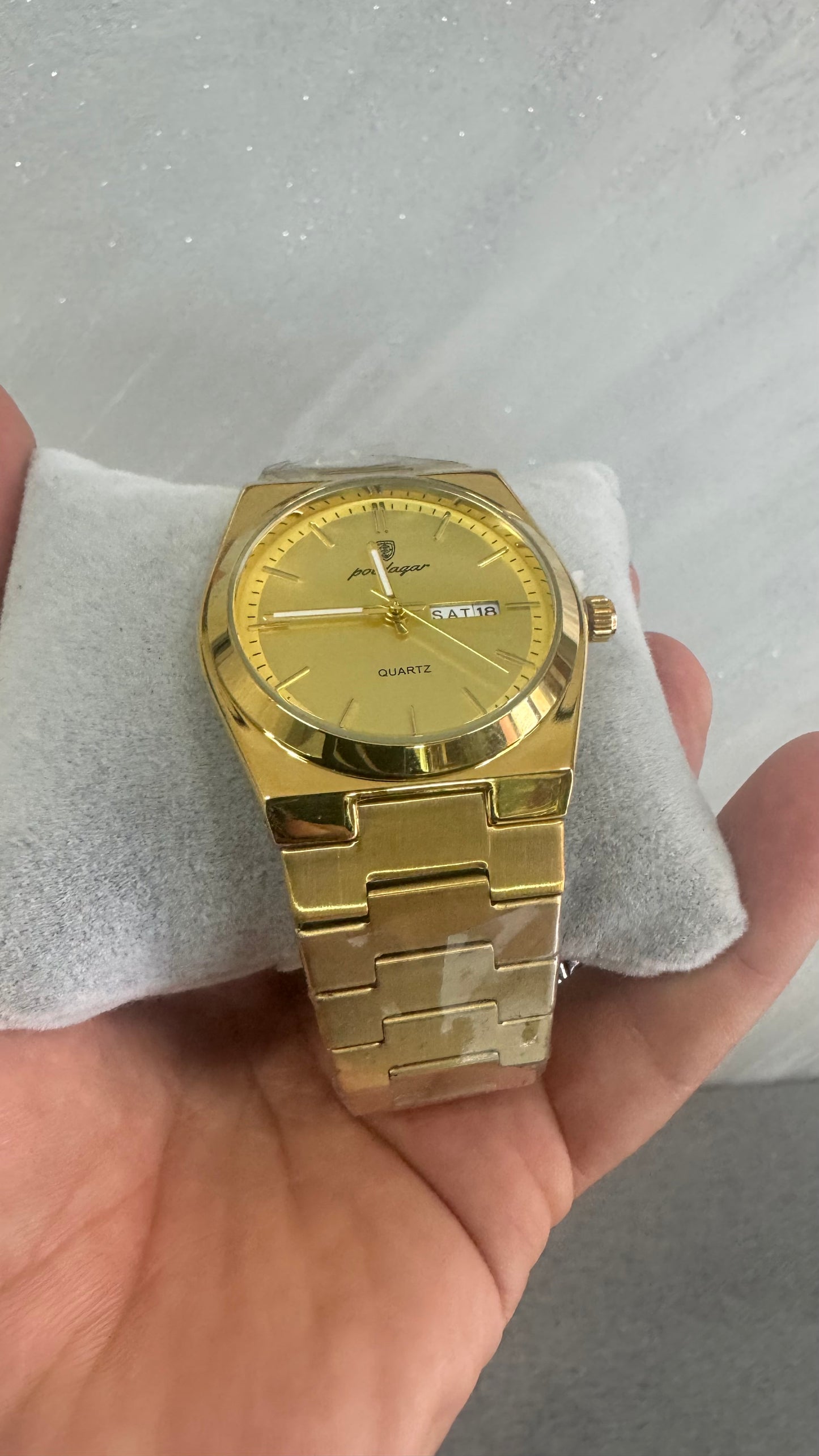 Orologio acciaio oro *32