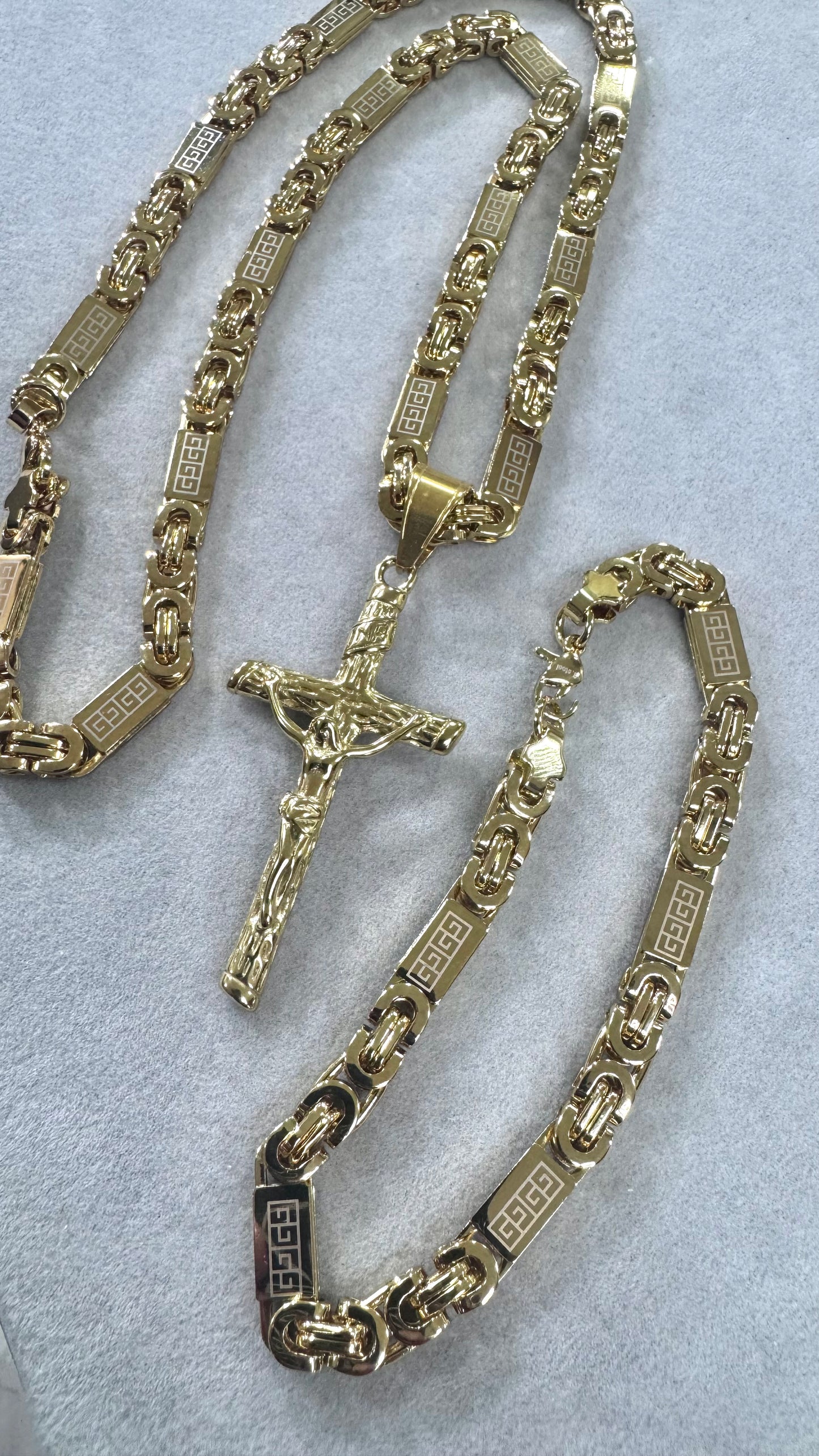 combo kit croce Acciaio oro*188