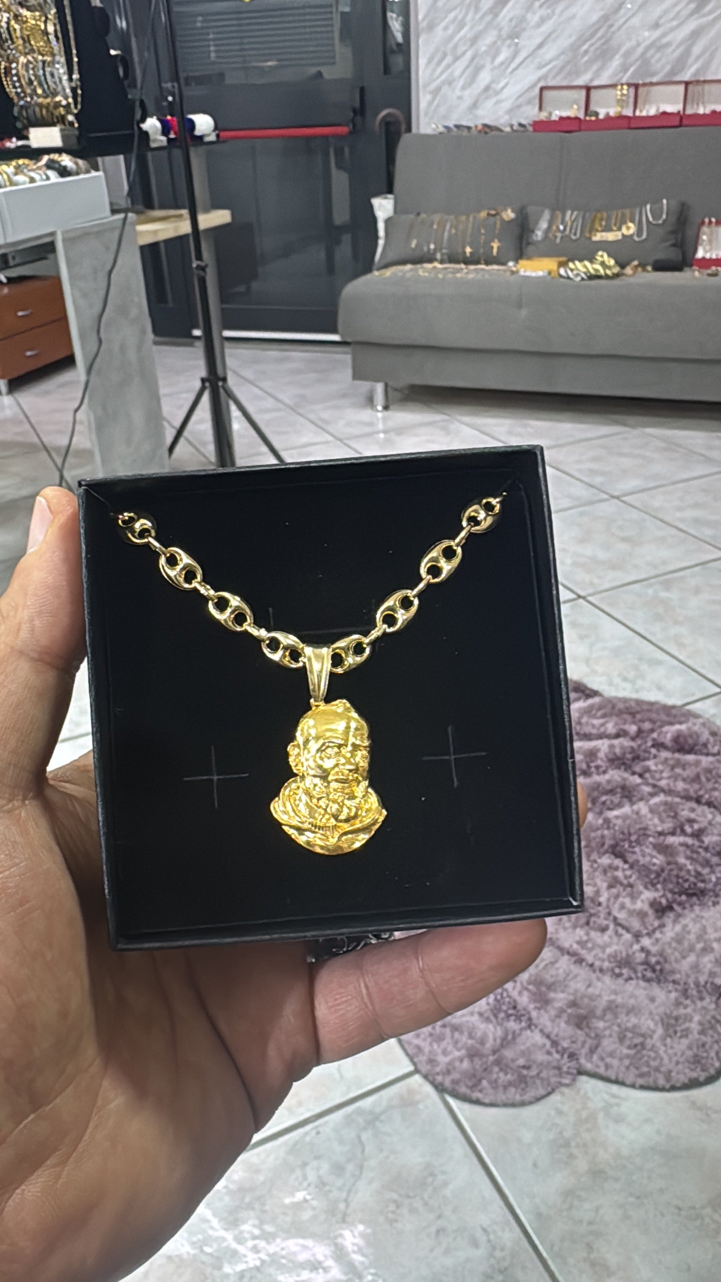 Collana Argento 925 marinara con padre pio 620