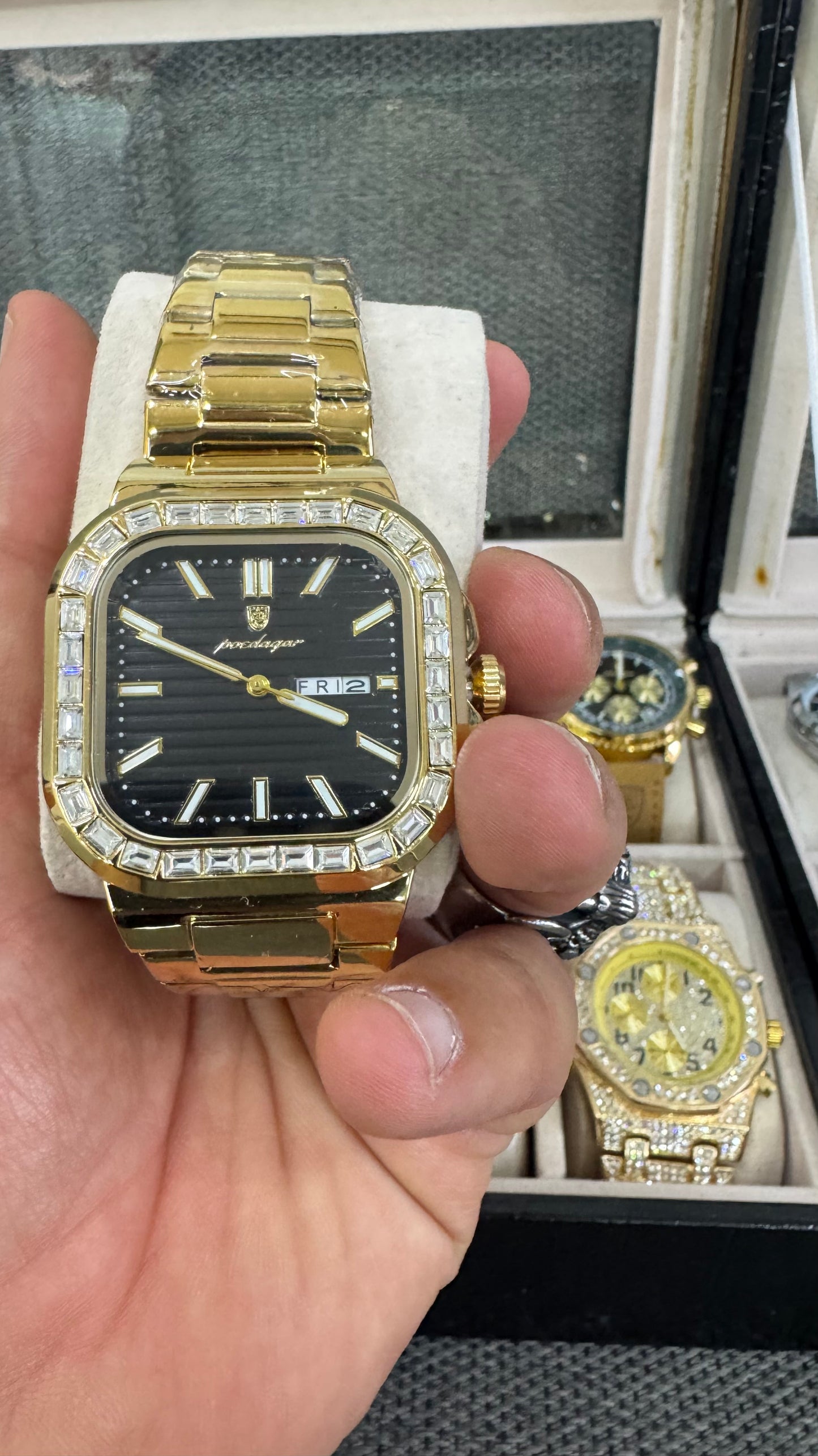 Orologio acciaio oro *24