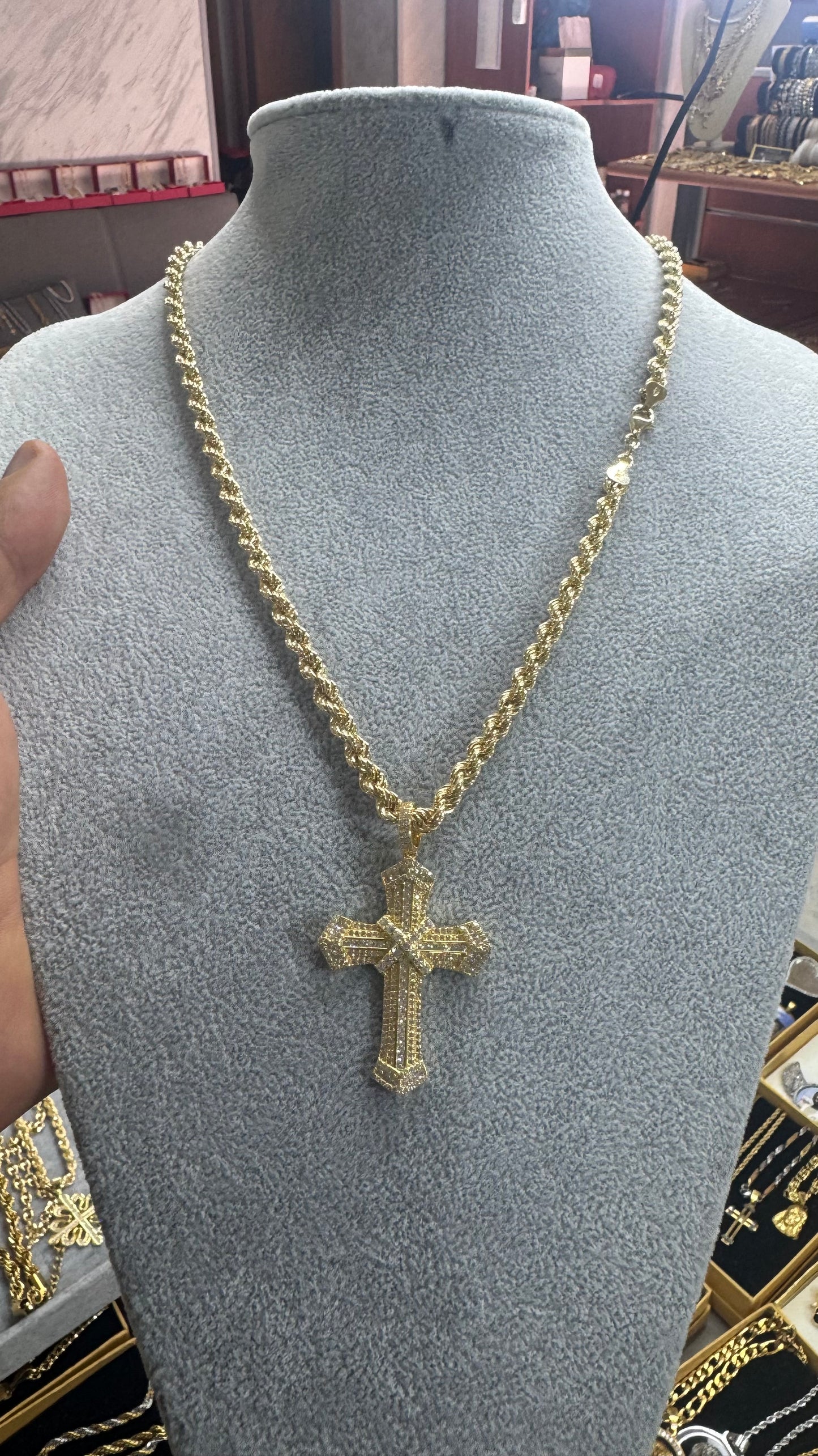 Collana Argento 925 croce *603