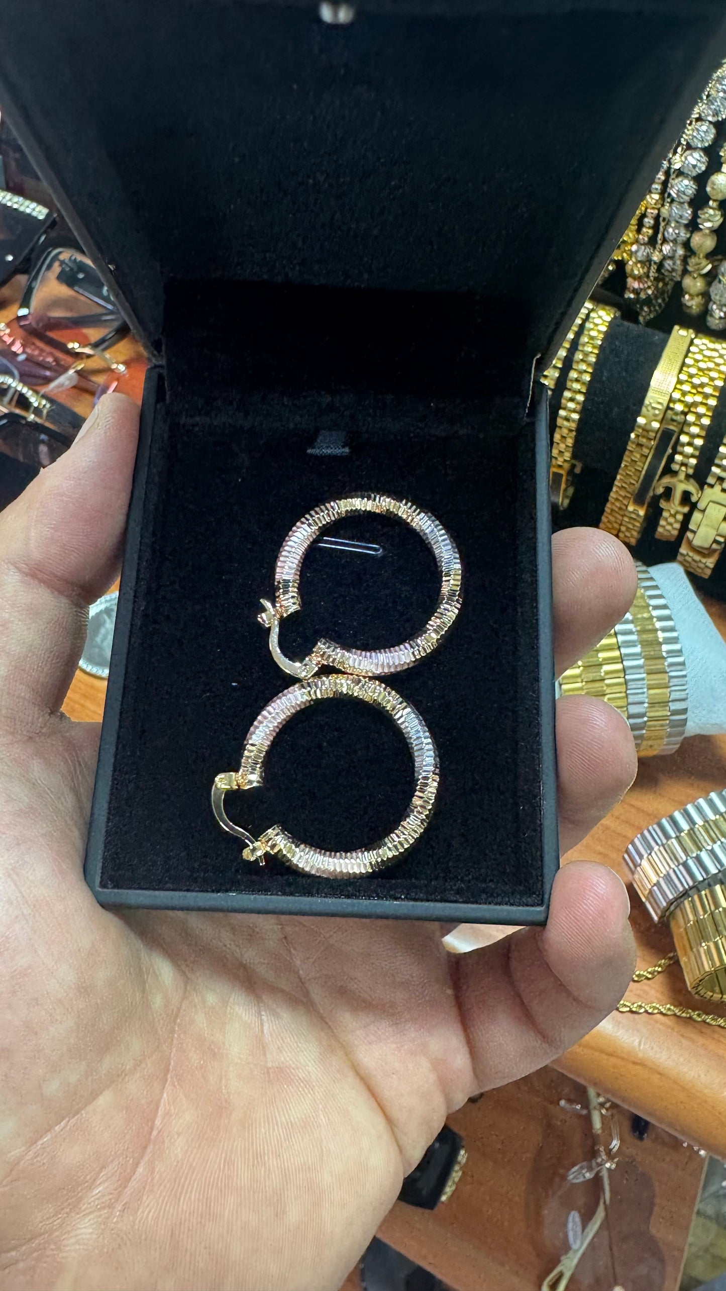 Orecchini intrecciati donna *40