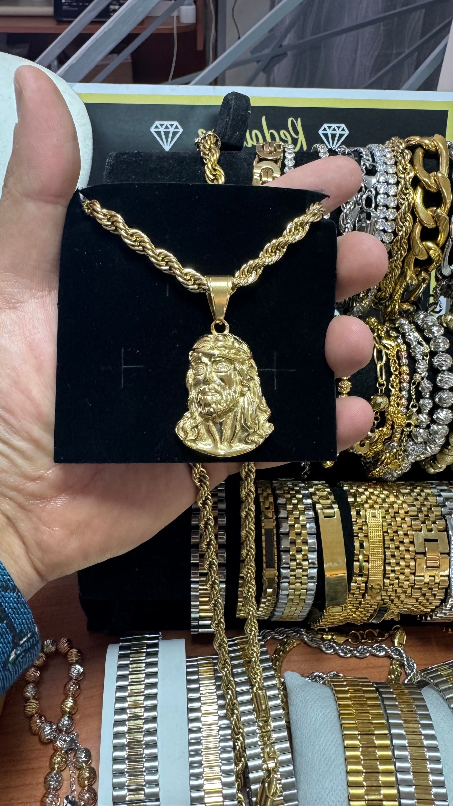 Combo kit acciaio oro *98