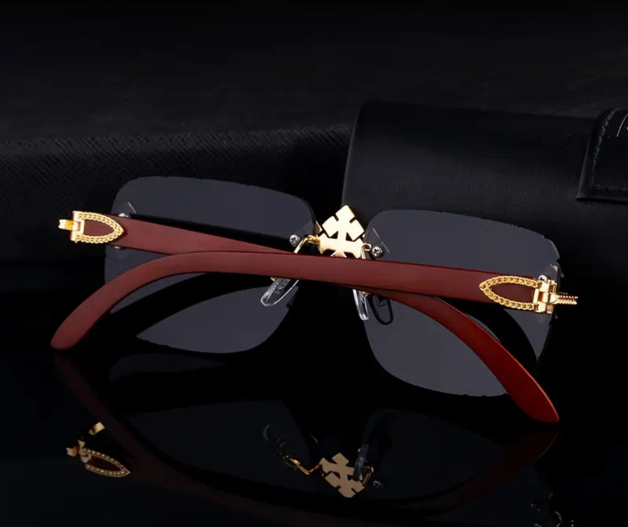 Occhiali unisex croci nera *45