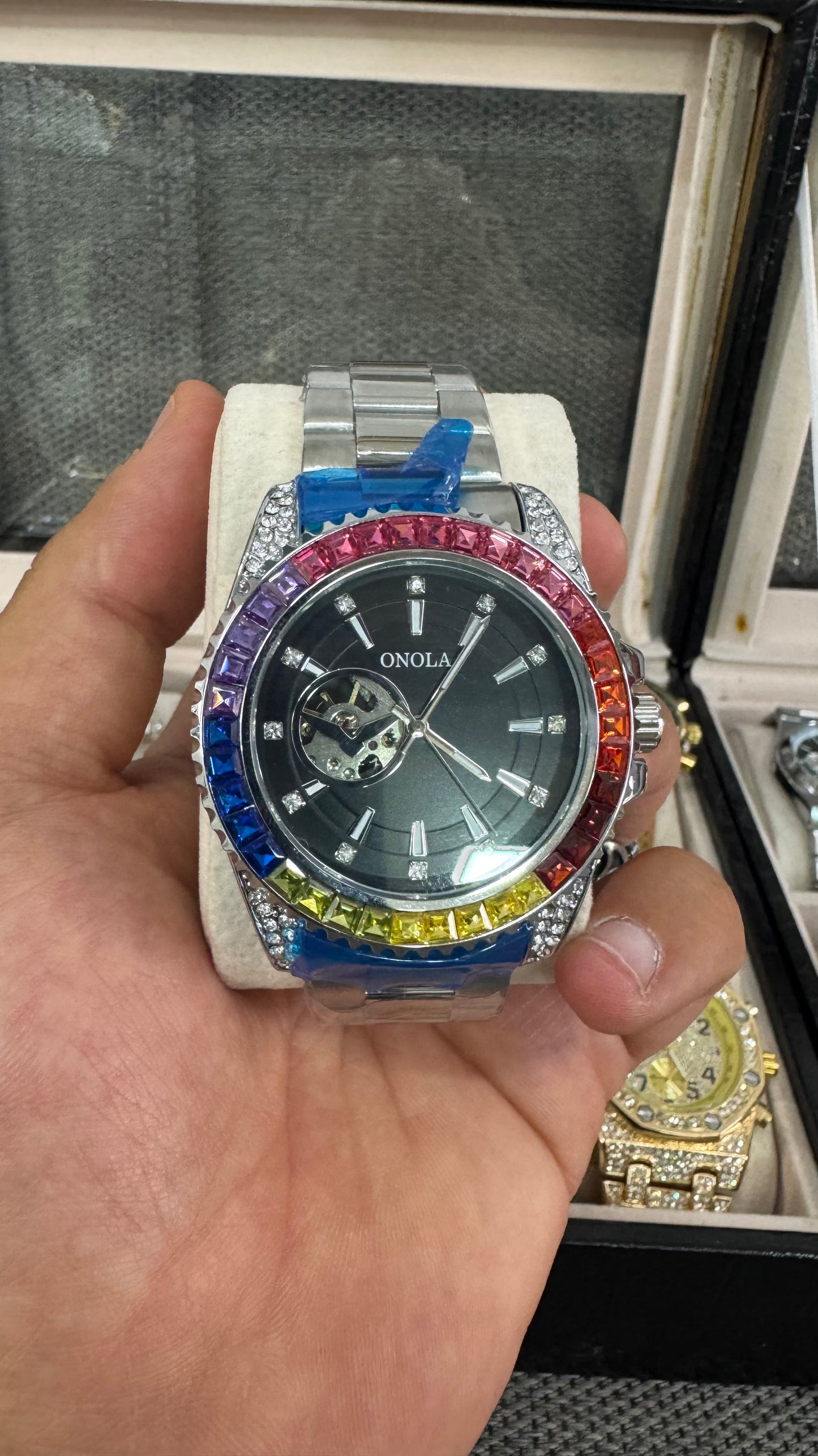 Orologio acciaio argento automatico *29