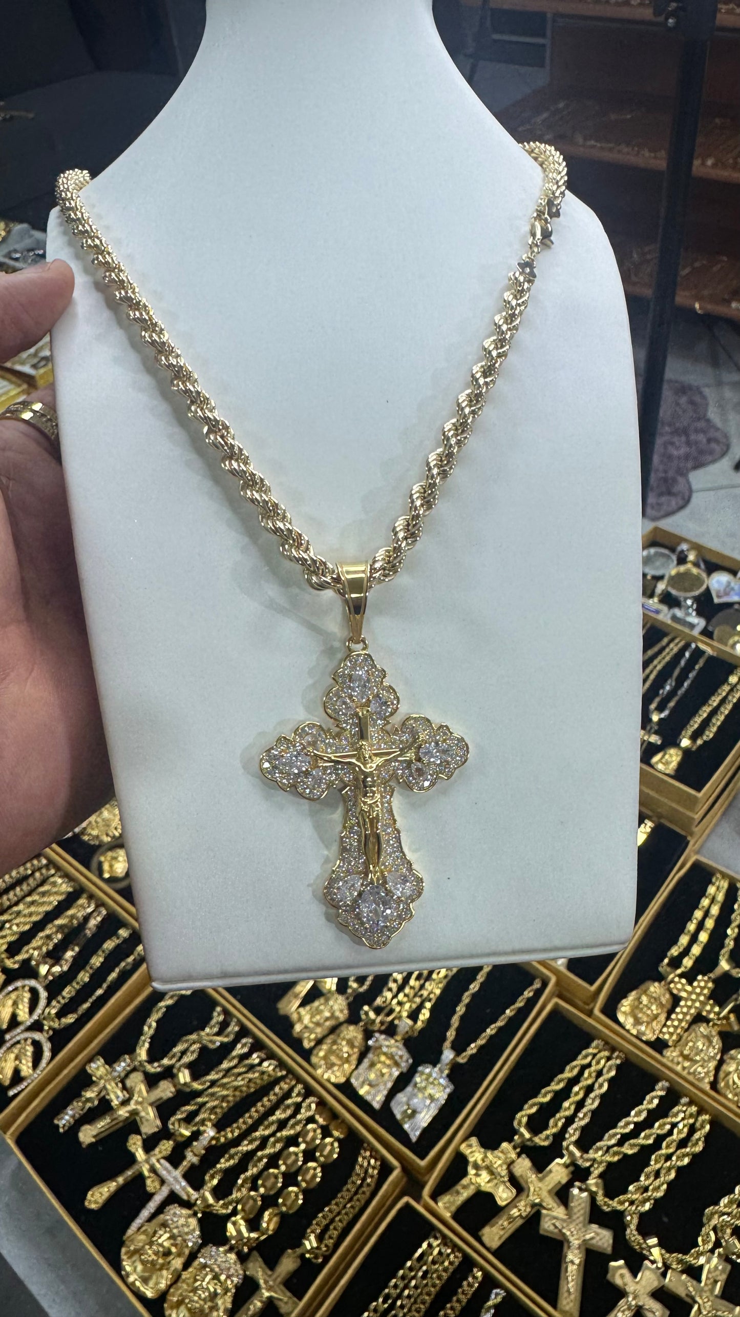 Collana Argento 925 croce RIO *618