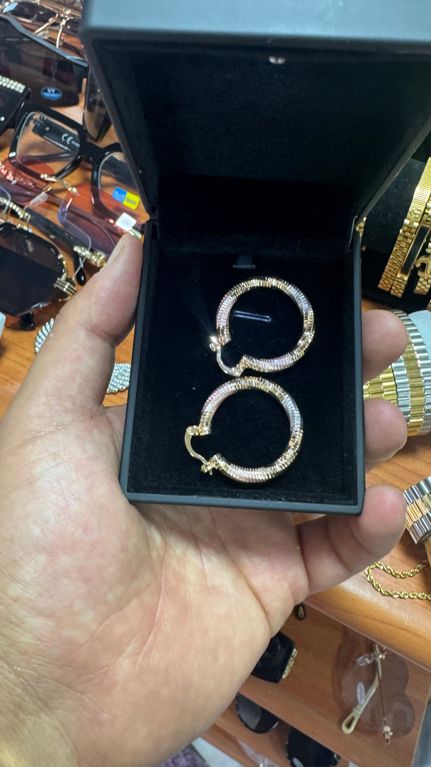 Orecchini intrecciati donna *40