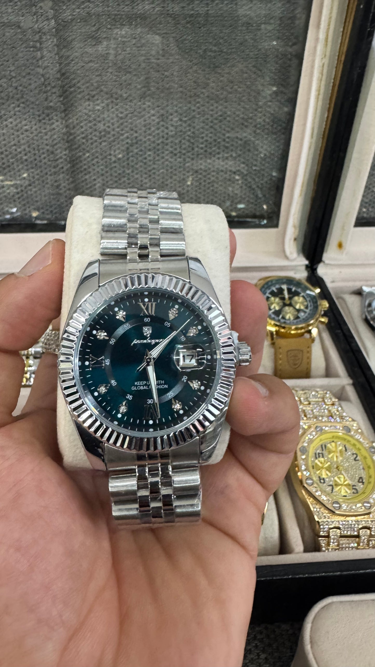 Orologio acciaio argento *21