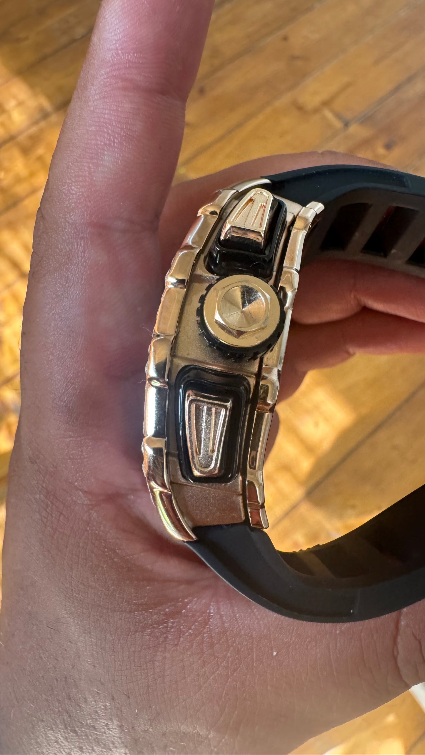Orologio acciaio oro automatico*34
