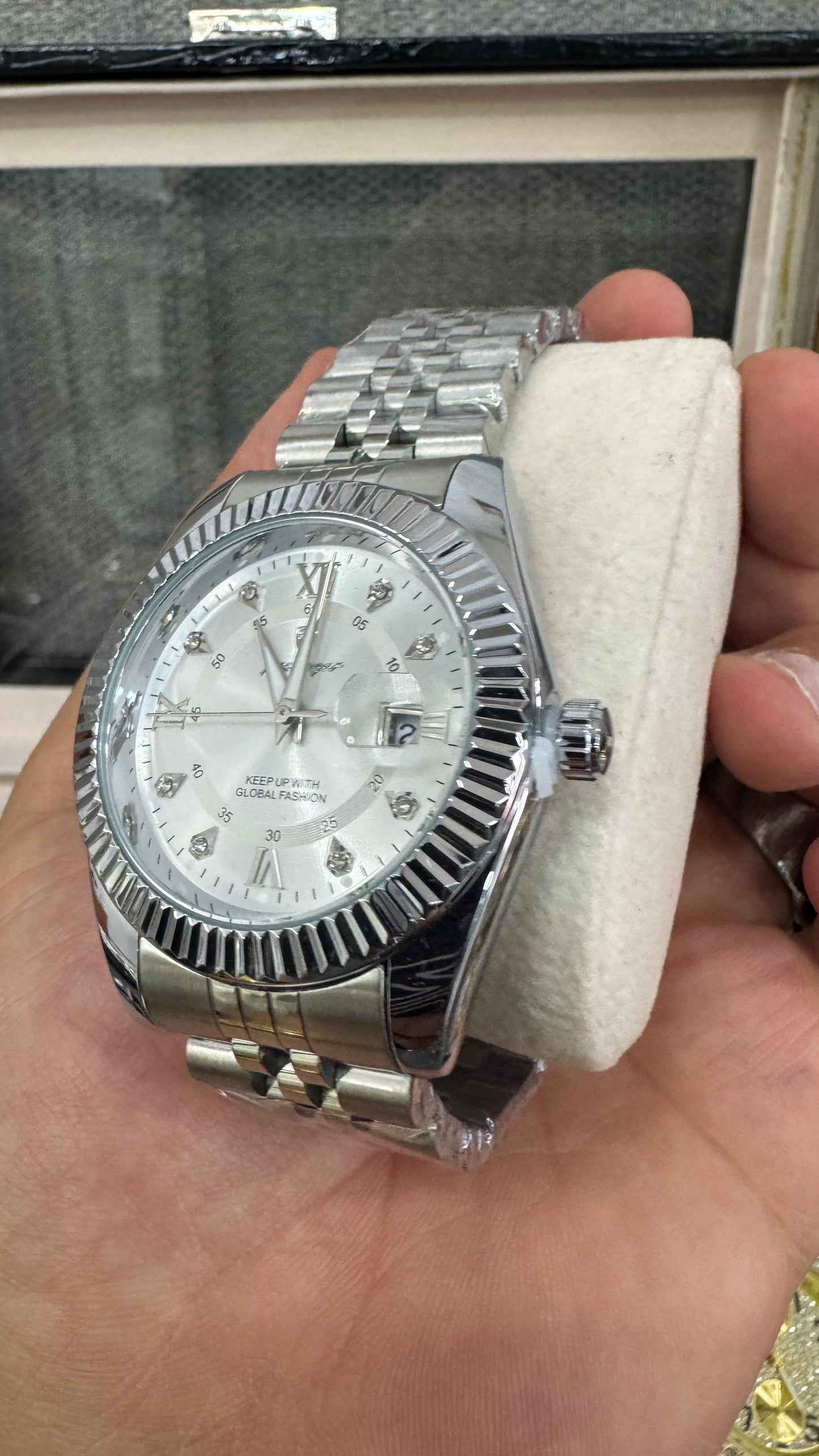 Orologio acciaio argento *25