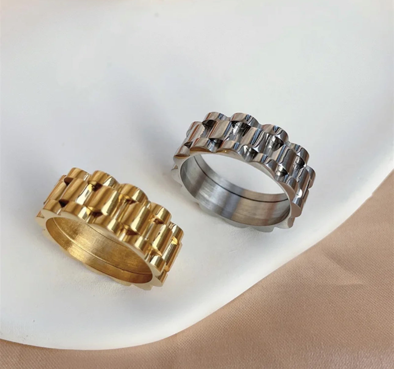 Anello acciaio unisex *10