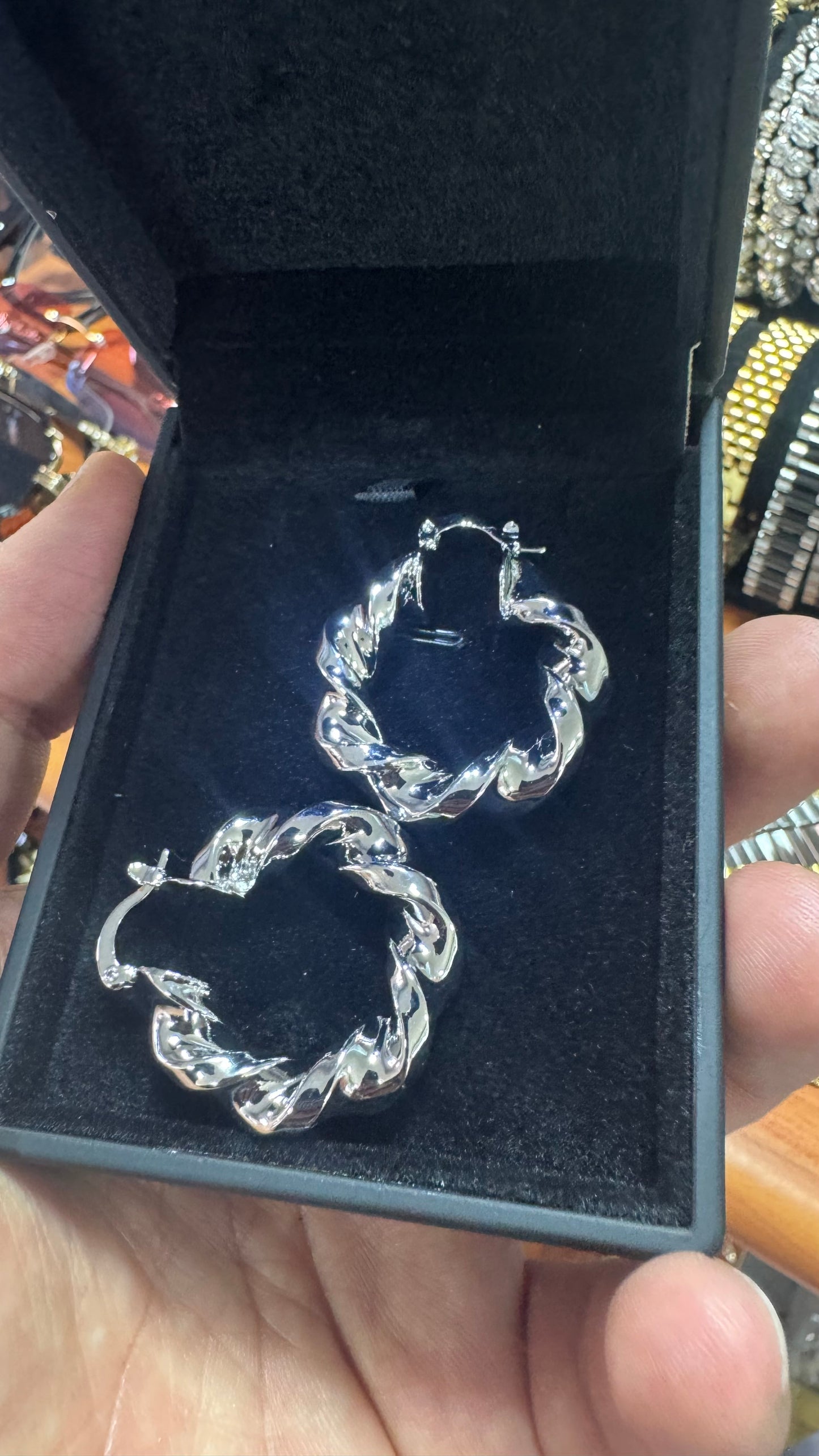 Orecchini intrecciati donna *38
