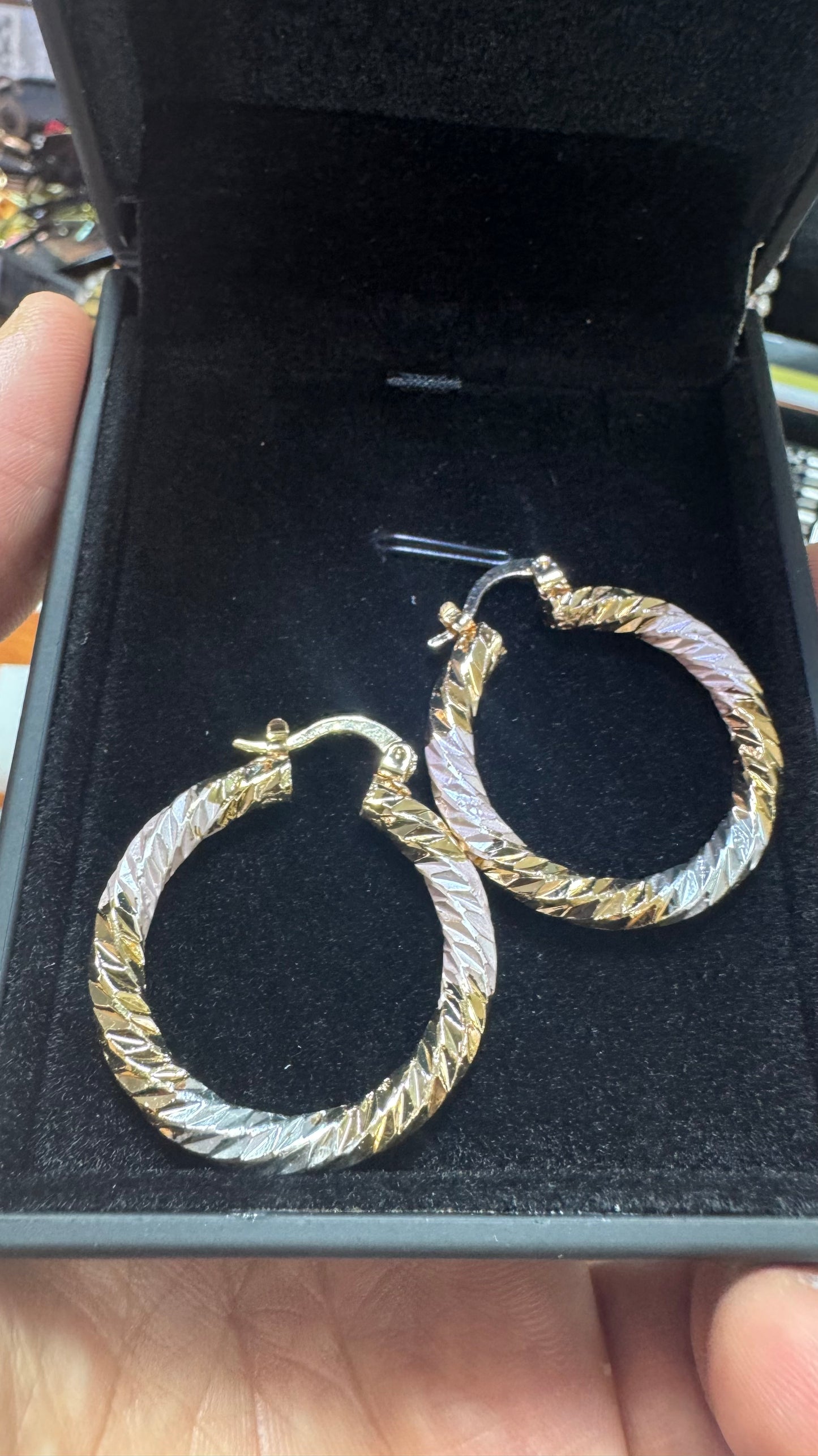 Orecchini intrecciati donna *42