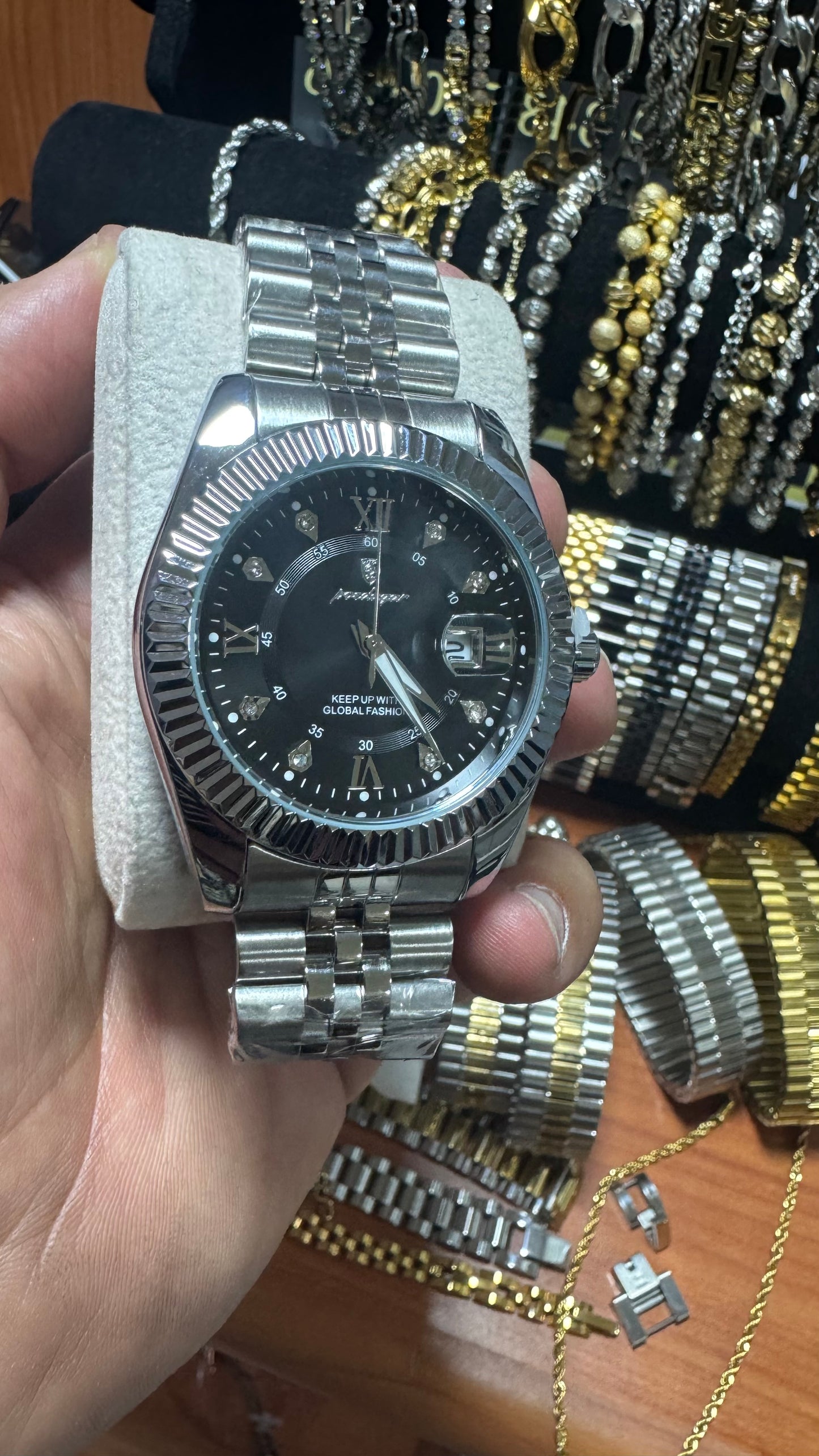 Orologio acciaio argento *21