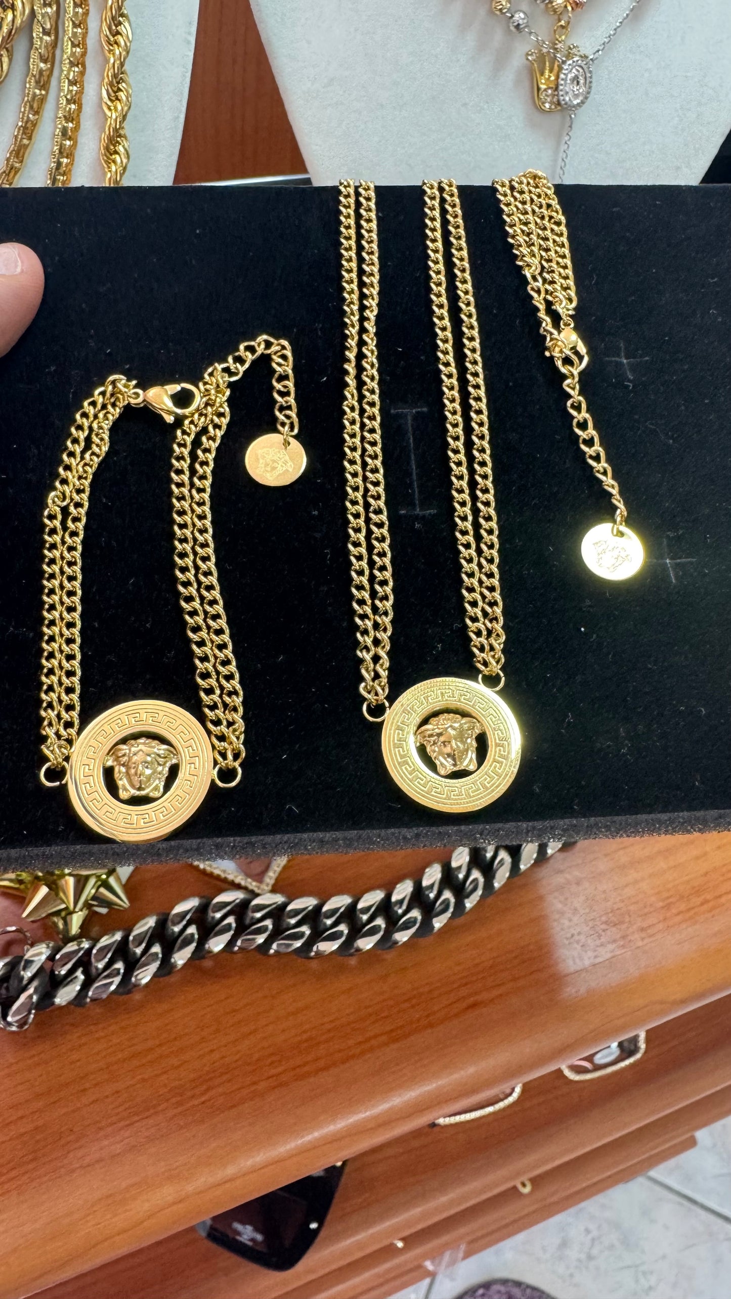 Combo kit medusa oro acciaio *60