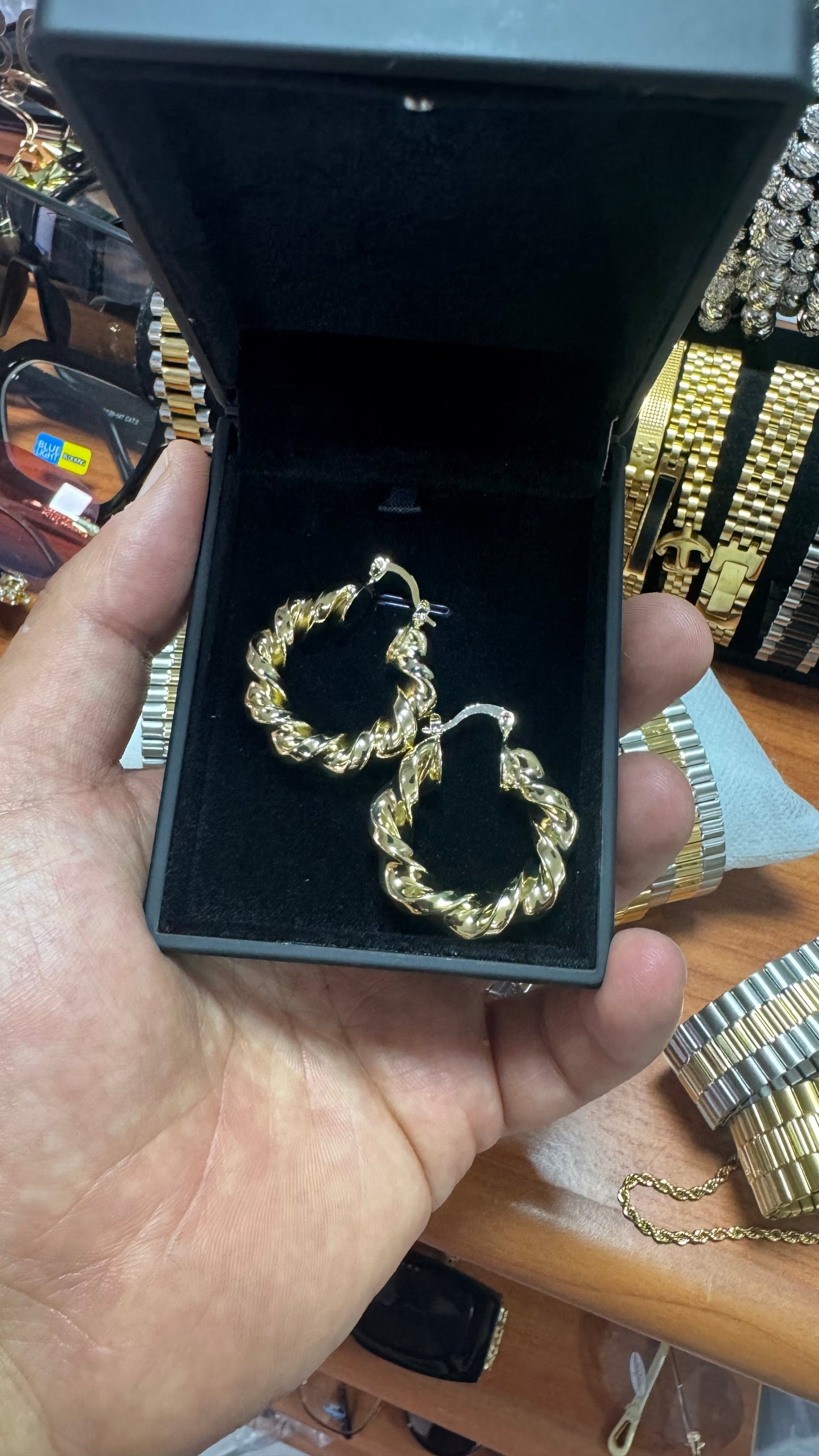 Orecchini intrecciati donna *39