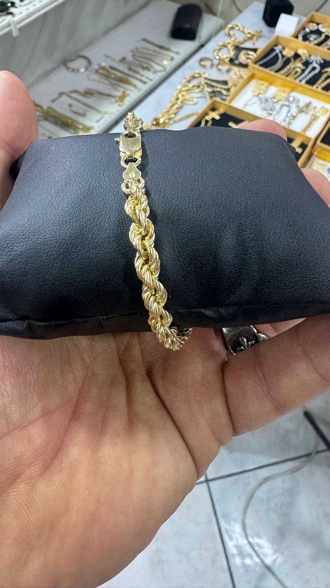 Bracciale a corda in argento 925