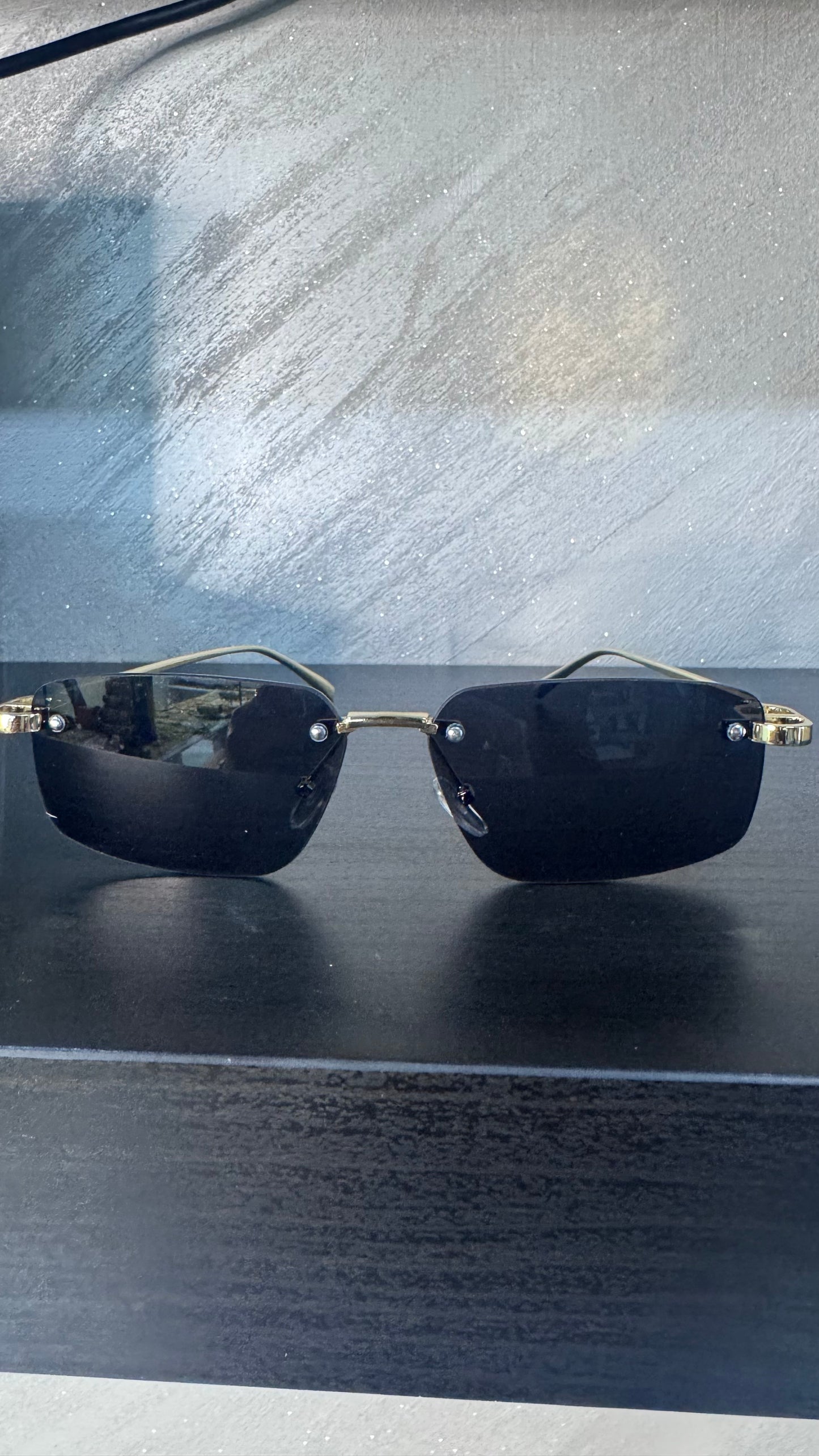 Occhiali da sole nero unisex *68
