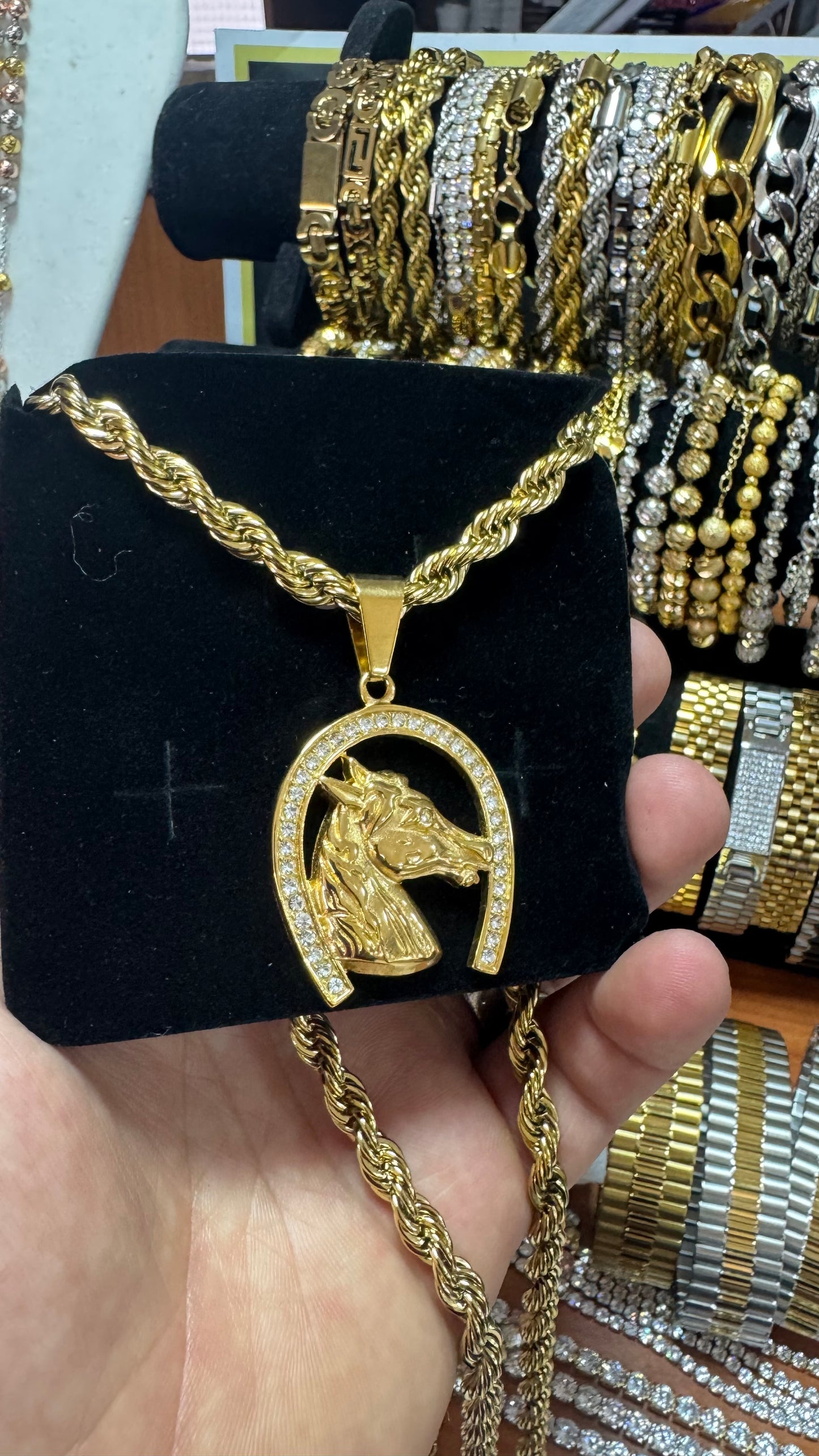 Combo kit oro acciaio cavallo*54
