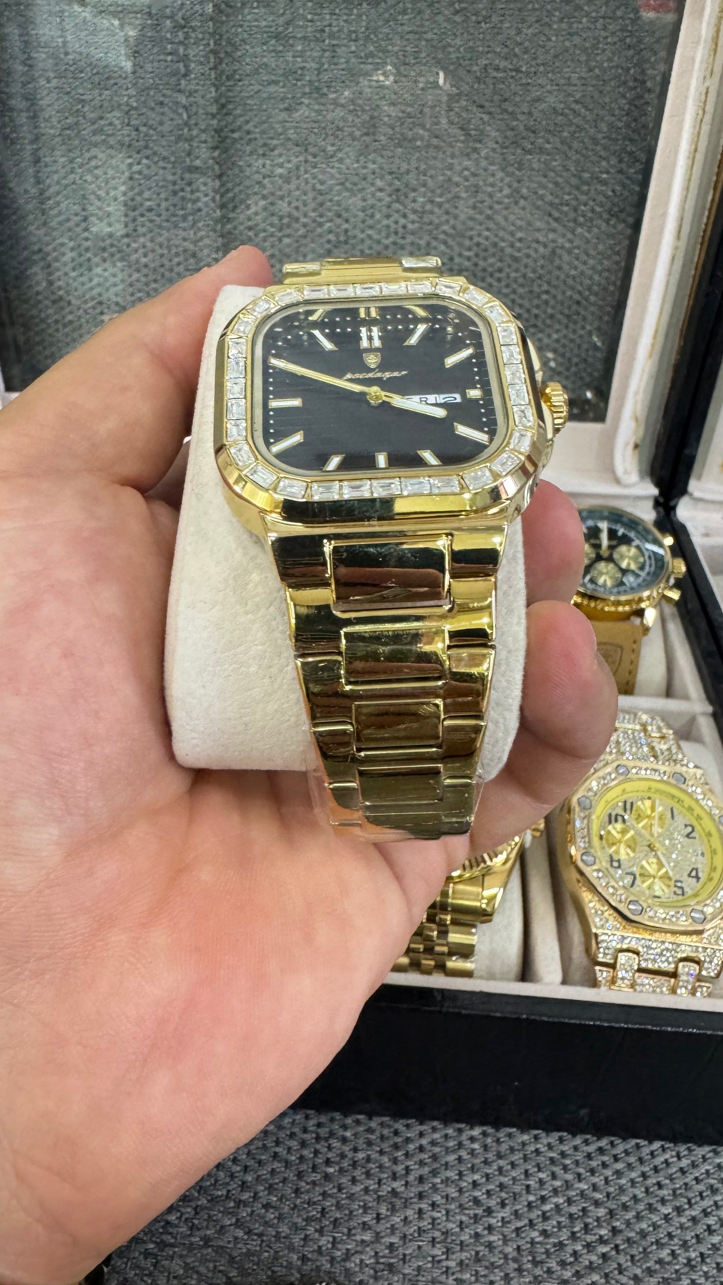 Orologio acciaio oro *24