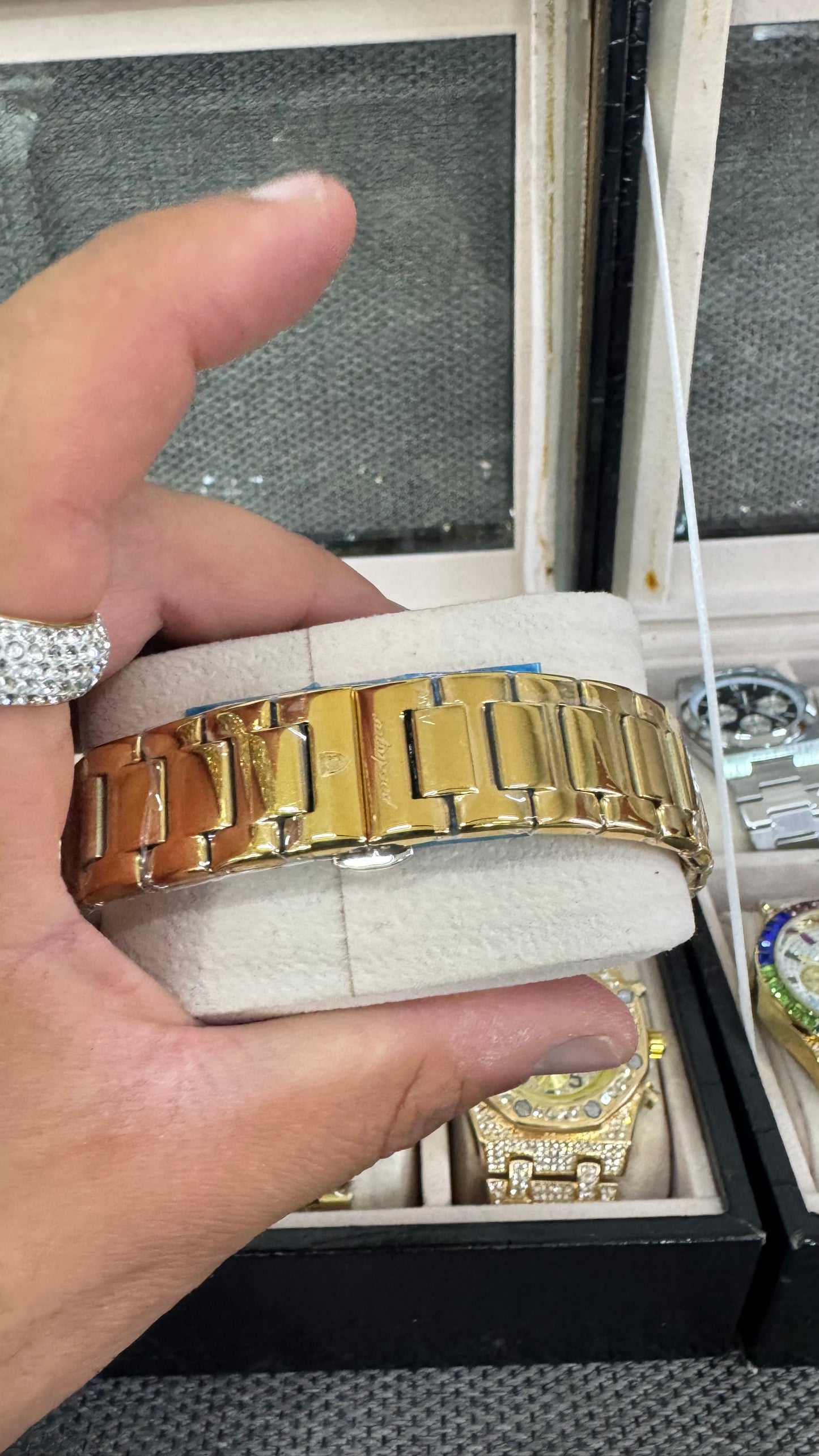 Orologio acciaio oro *24